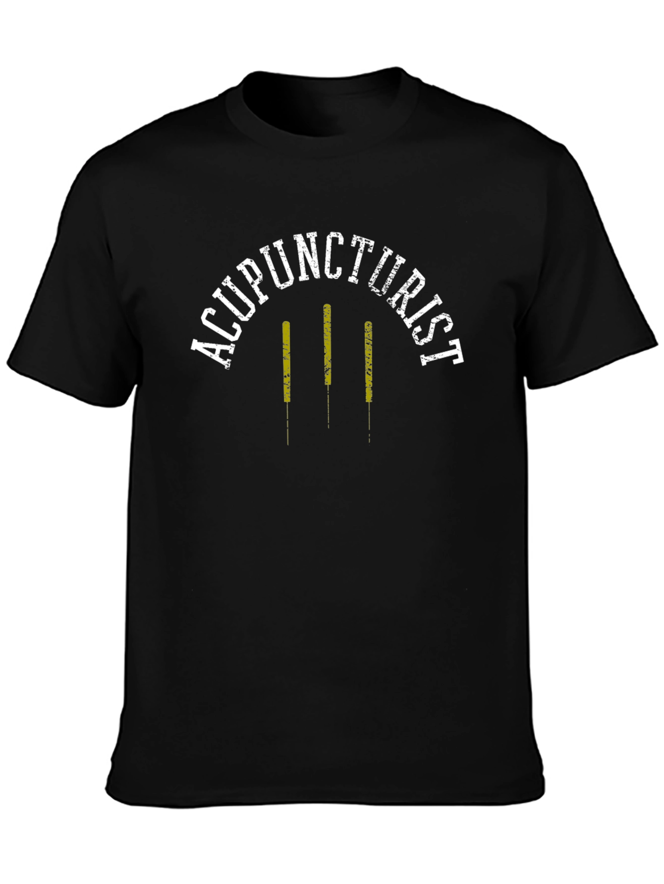 Camiseta Acupunturista Unisex Negra