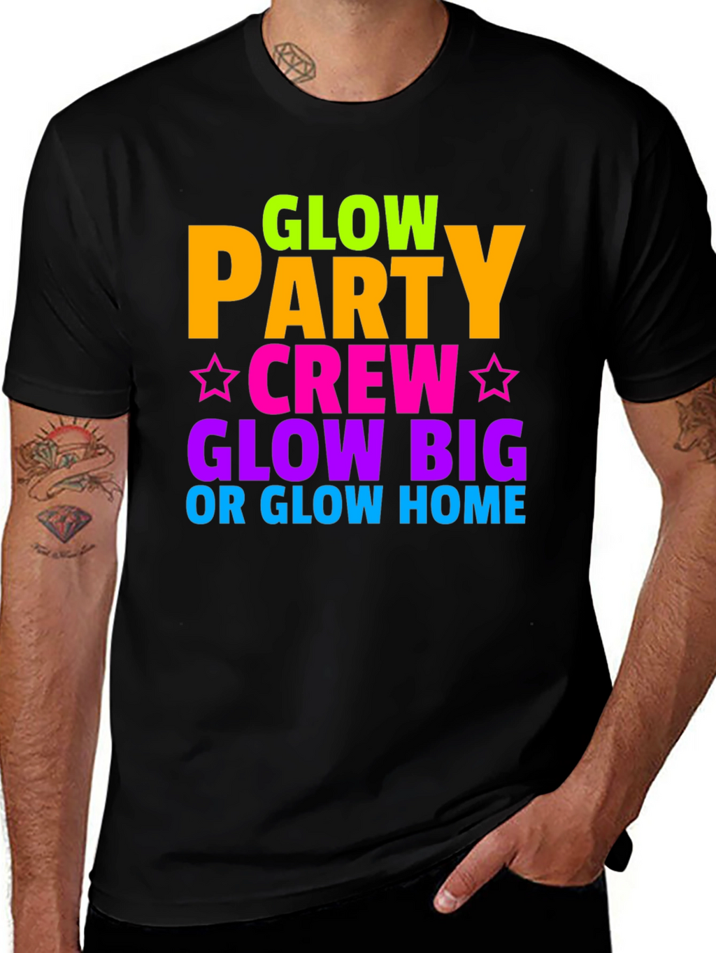 Camiseta Fiesta Glow: ¡Brilla en la Noche!