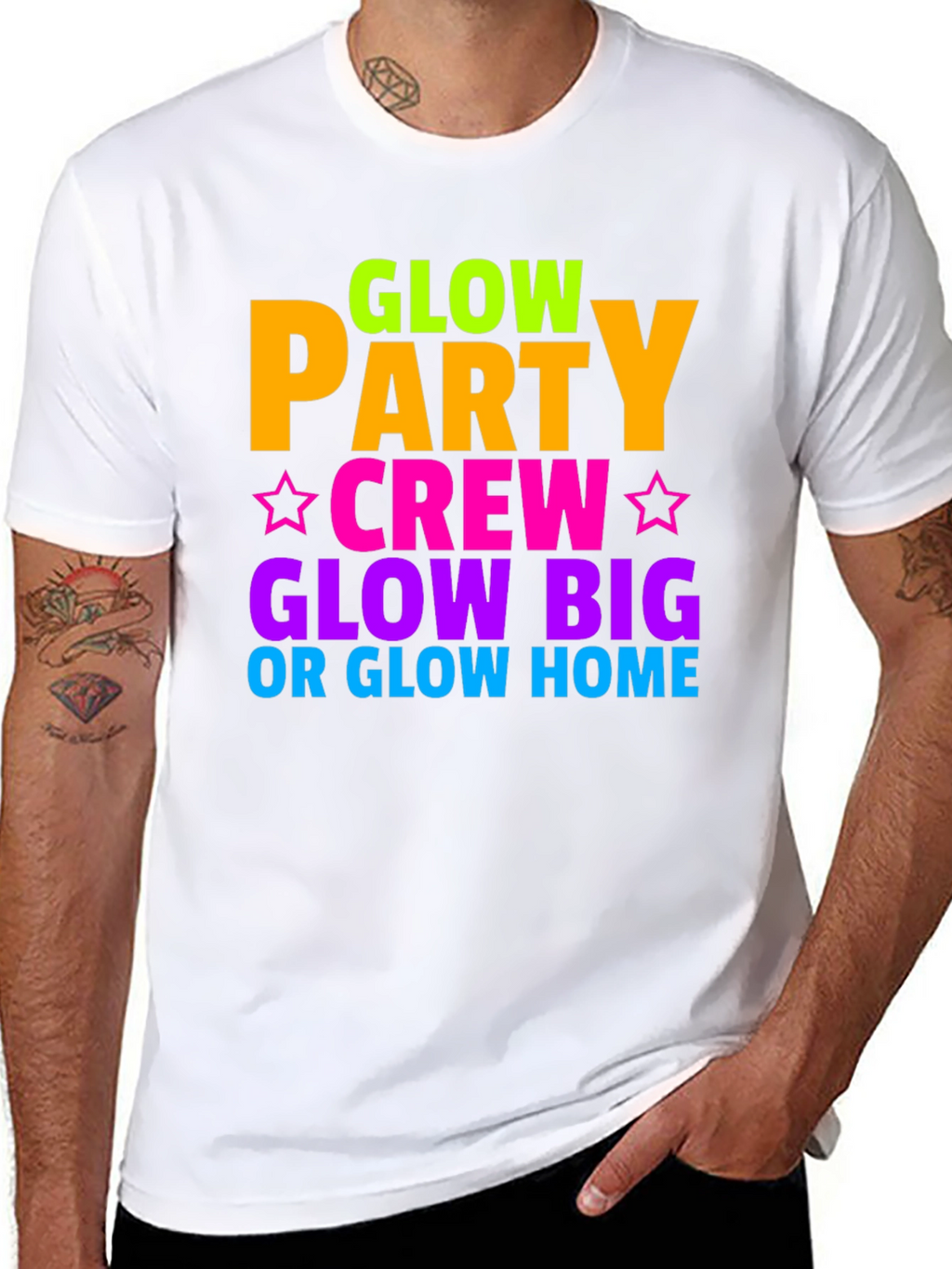 Camiseta Fiesta Glow: ¡Brilla en la Noche!