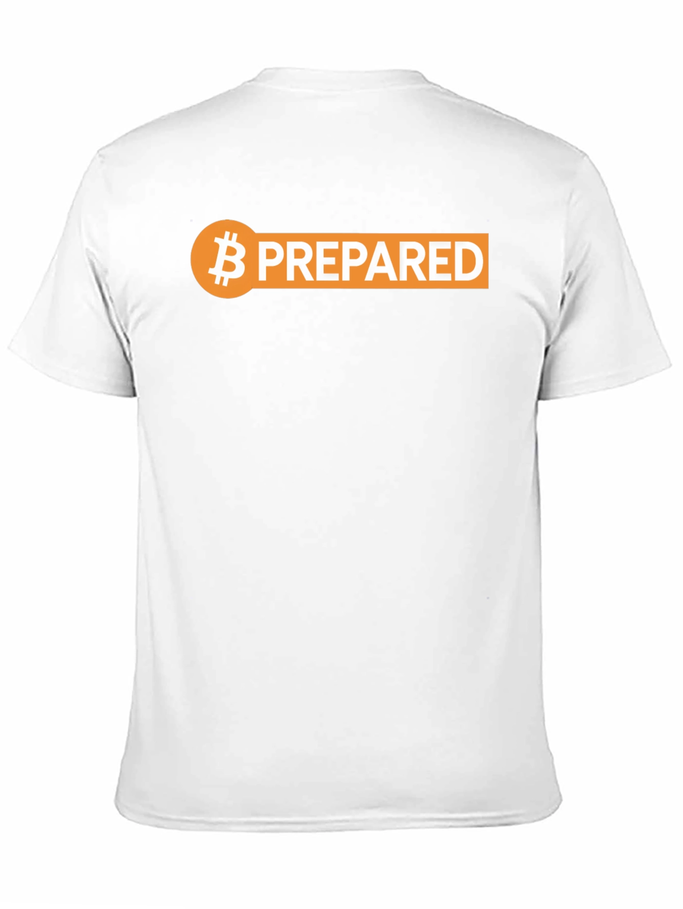 Camiseta Bitcoin Prepared Negra - Diseño Cripto