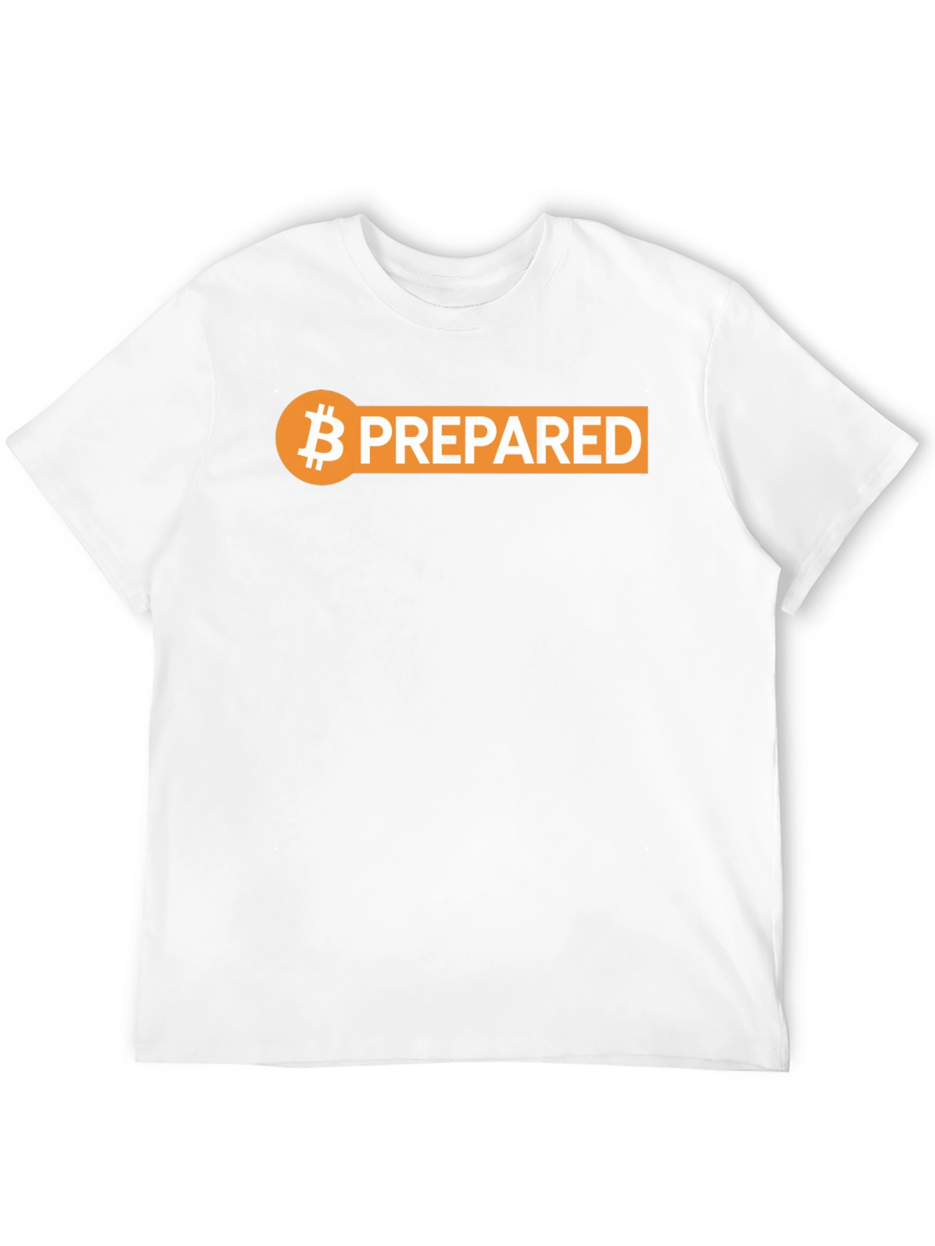 Camiseta Bitcoin Prepared Negra - Diseño Cripto