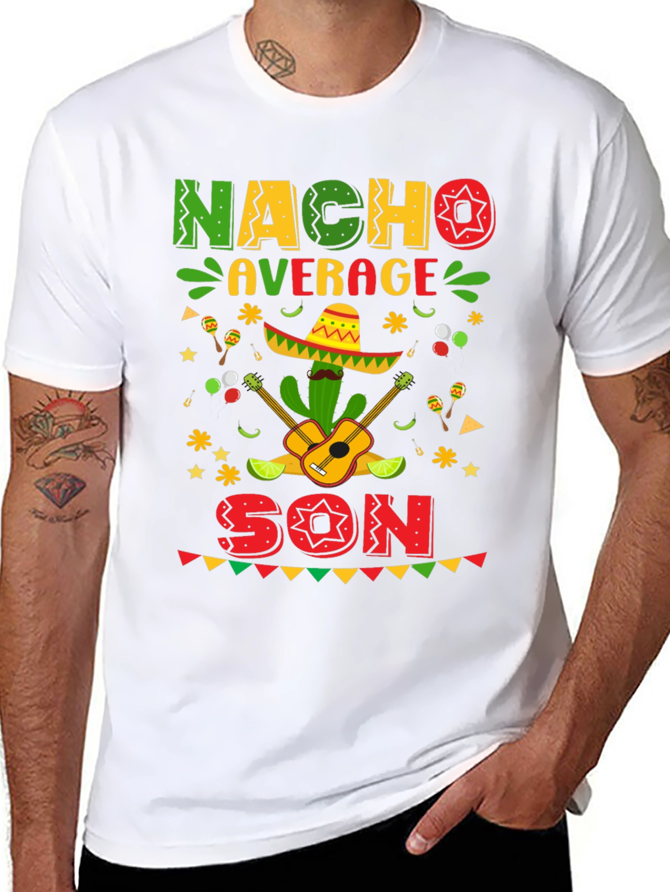 Camiseta Divertida Nacho Average Son