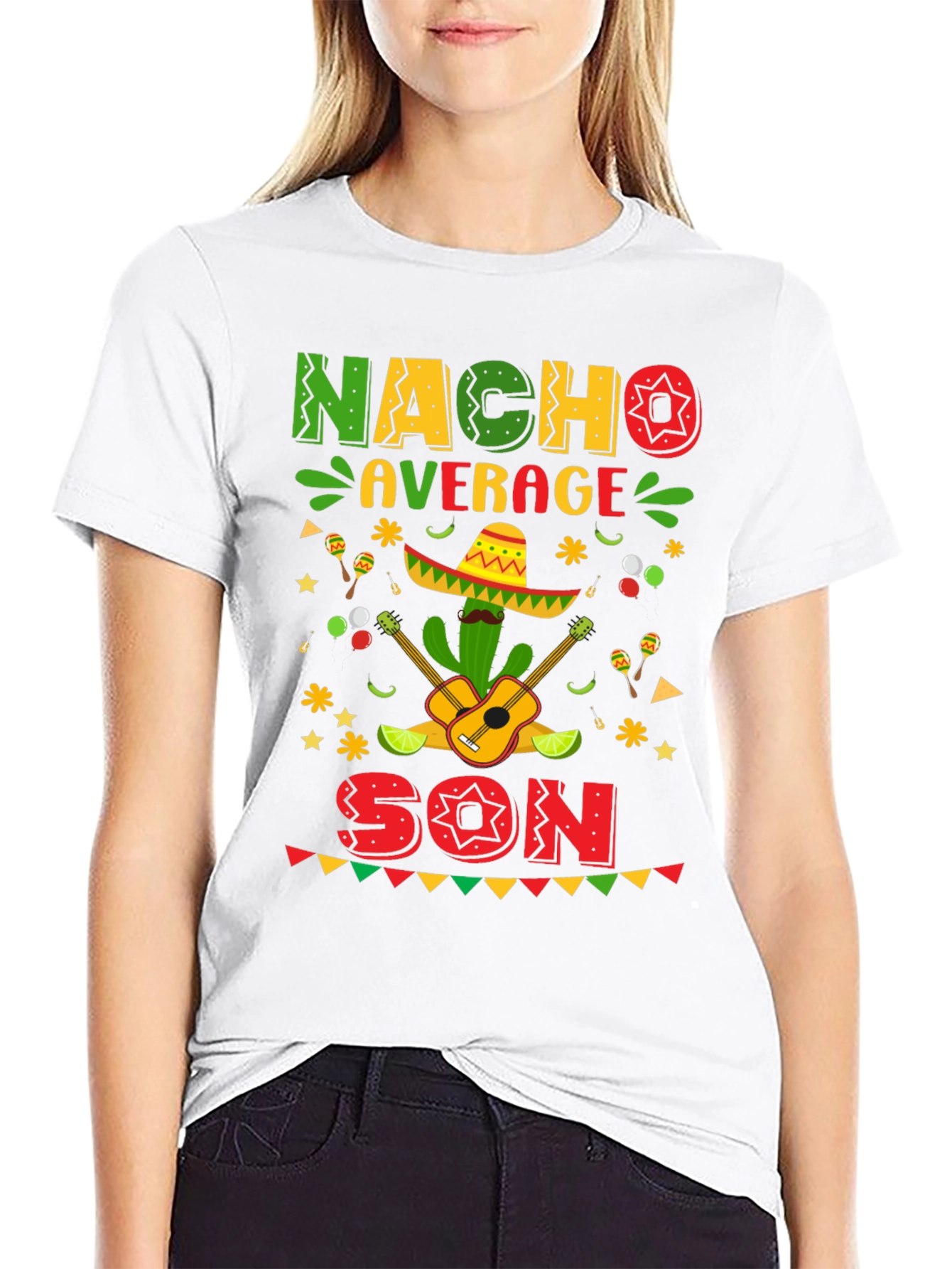 Camiseta Divertida Nacho Average Son