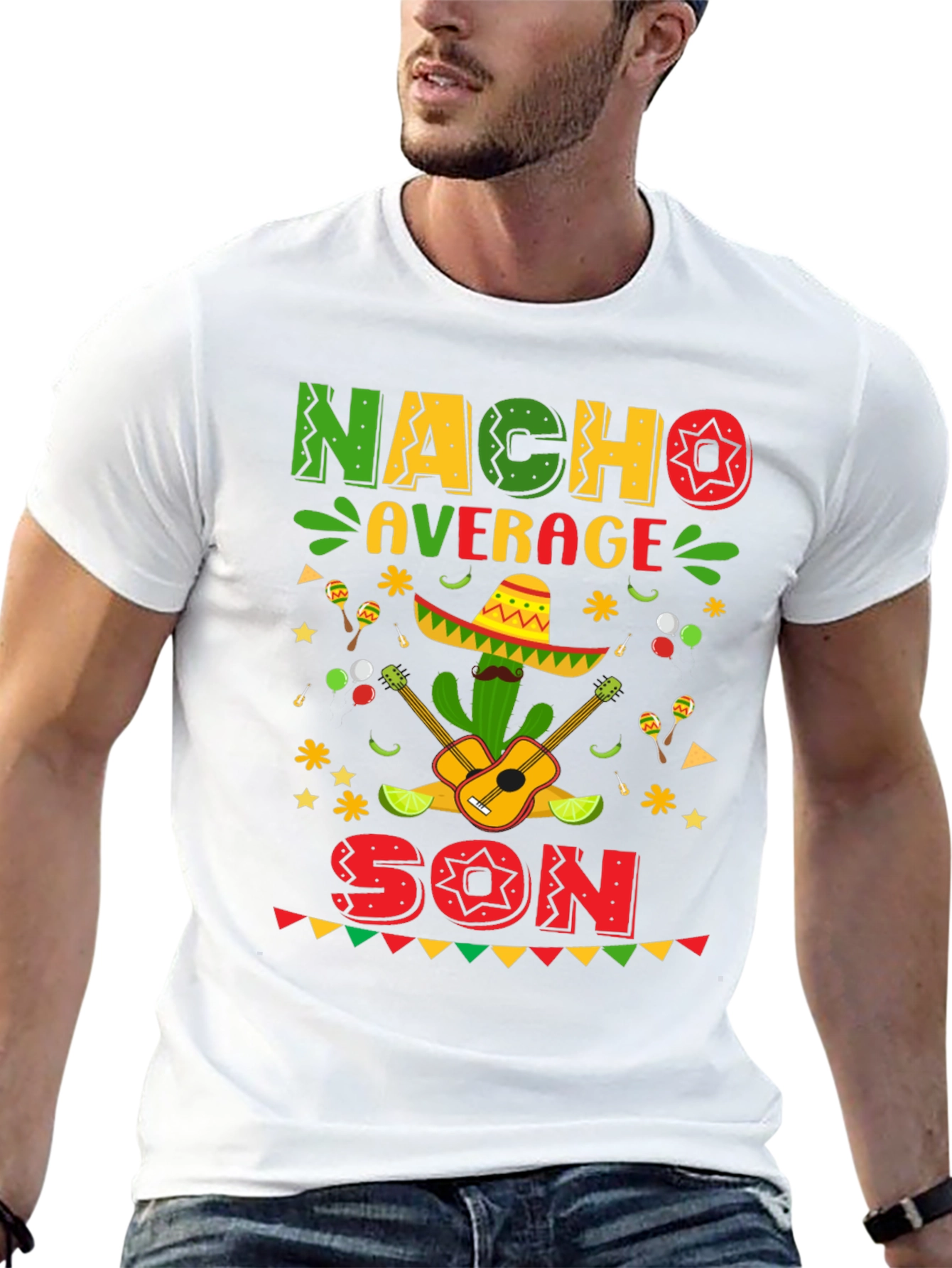Camiseta Divertida Nacho Average Son