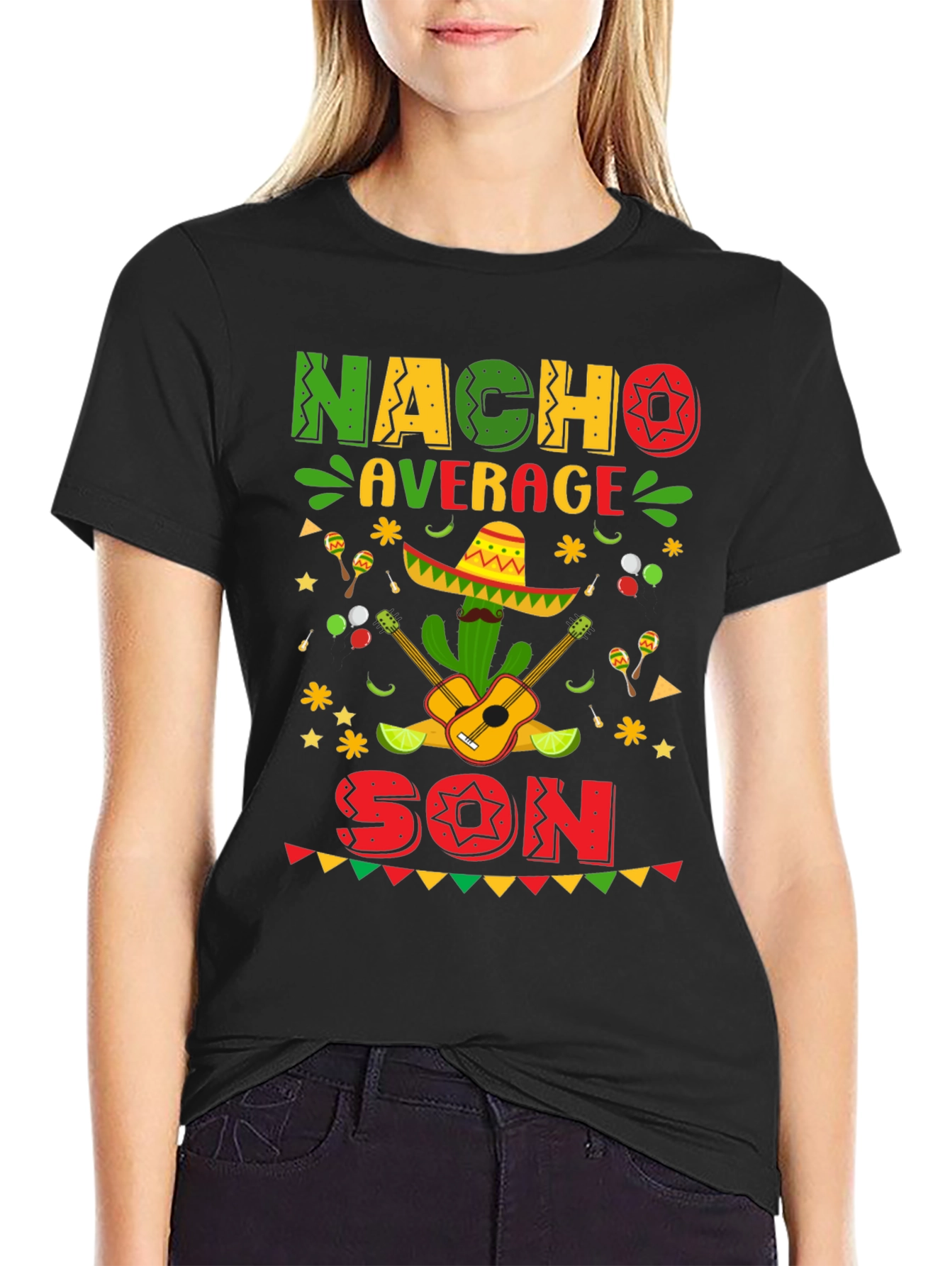 Camiseta Divertida Nacho Average Son