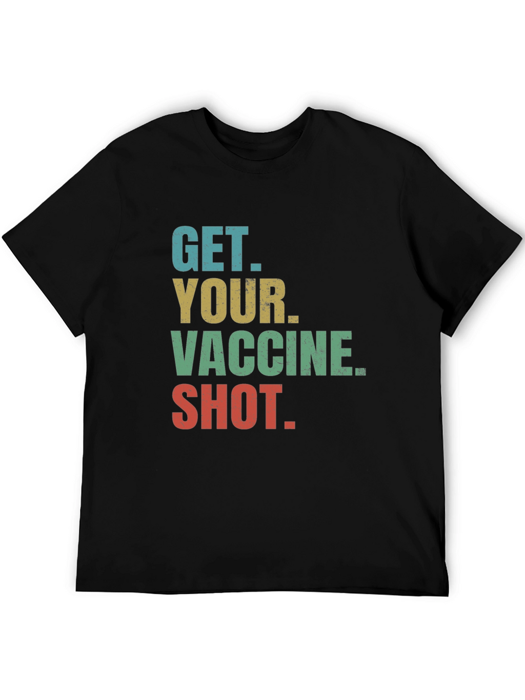 Camiseta con mensaje: ¡Vacúnate!