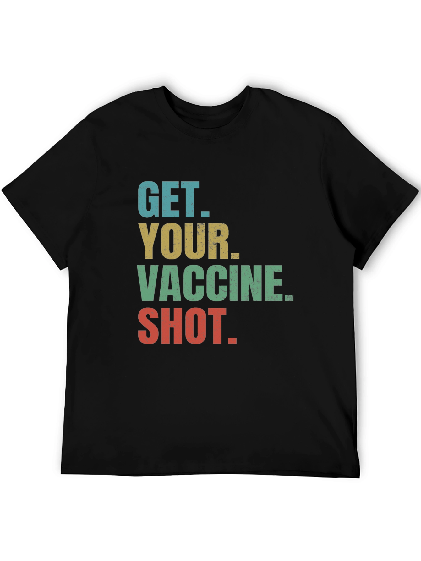 Camiseta con mensaje: ¡Vacúnate!