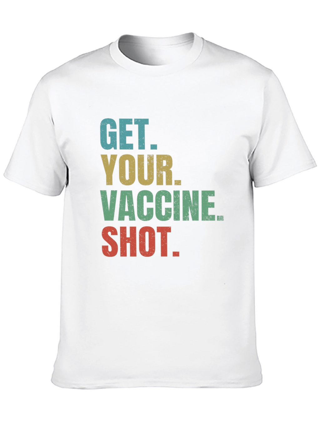 Camiseta con mensaje: ¡Vacúnate!