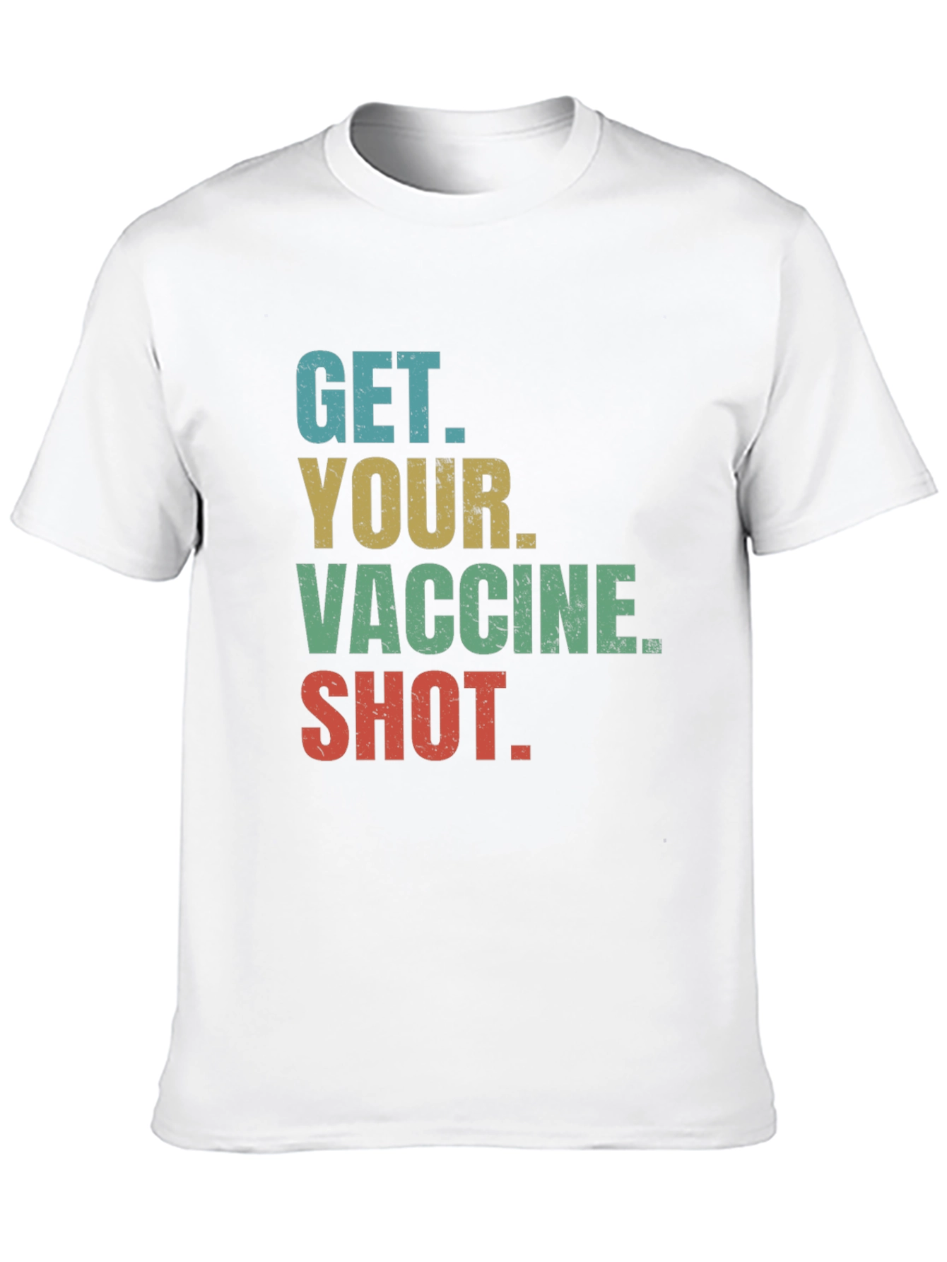 Camiseta con mensaje: ¡Vacúnate!