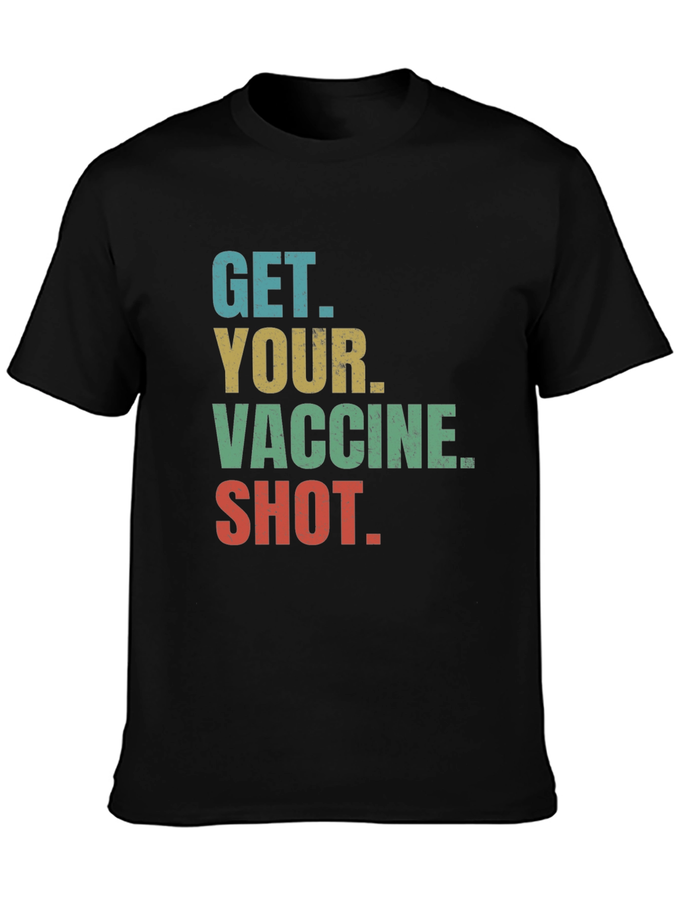 Camiseta con mensaje: ¡Vacúnate!