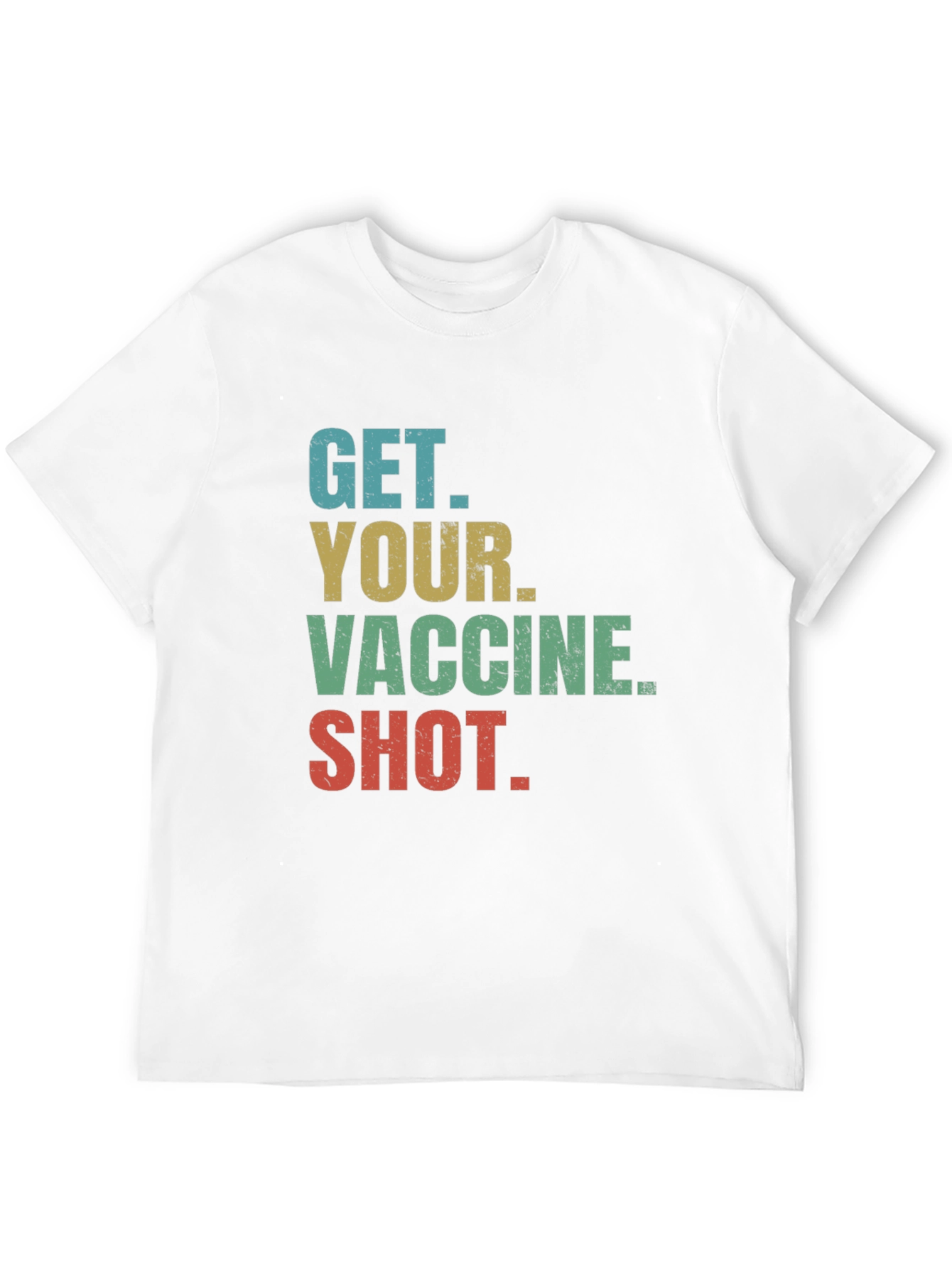 Camiseta con mensaje: ¡Vacúnate!