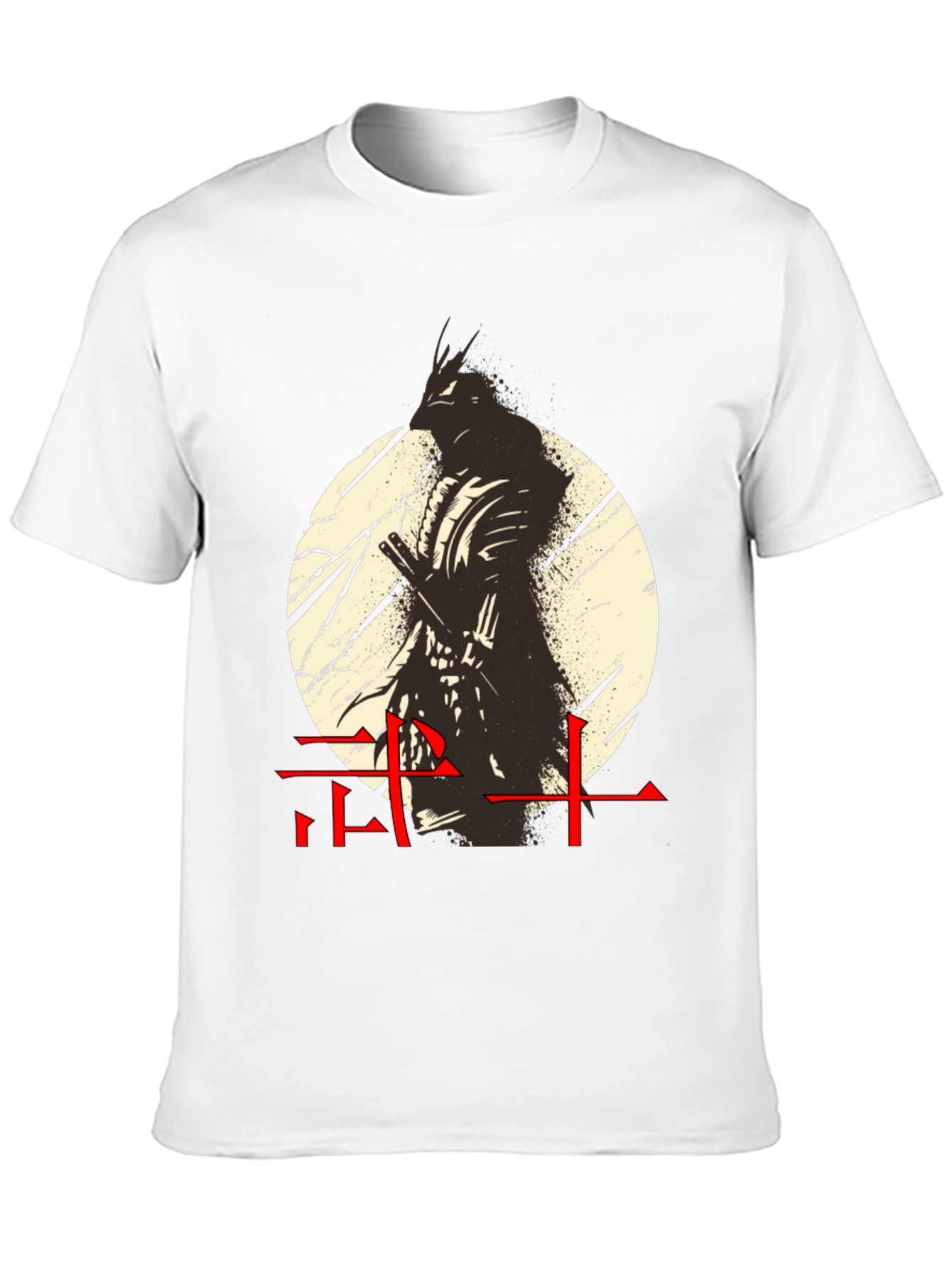 Camiseta Hombre Diseño Guerrero Japonés