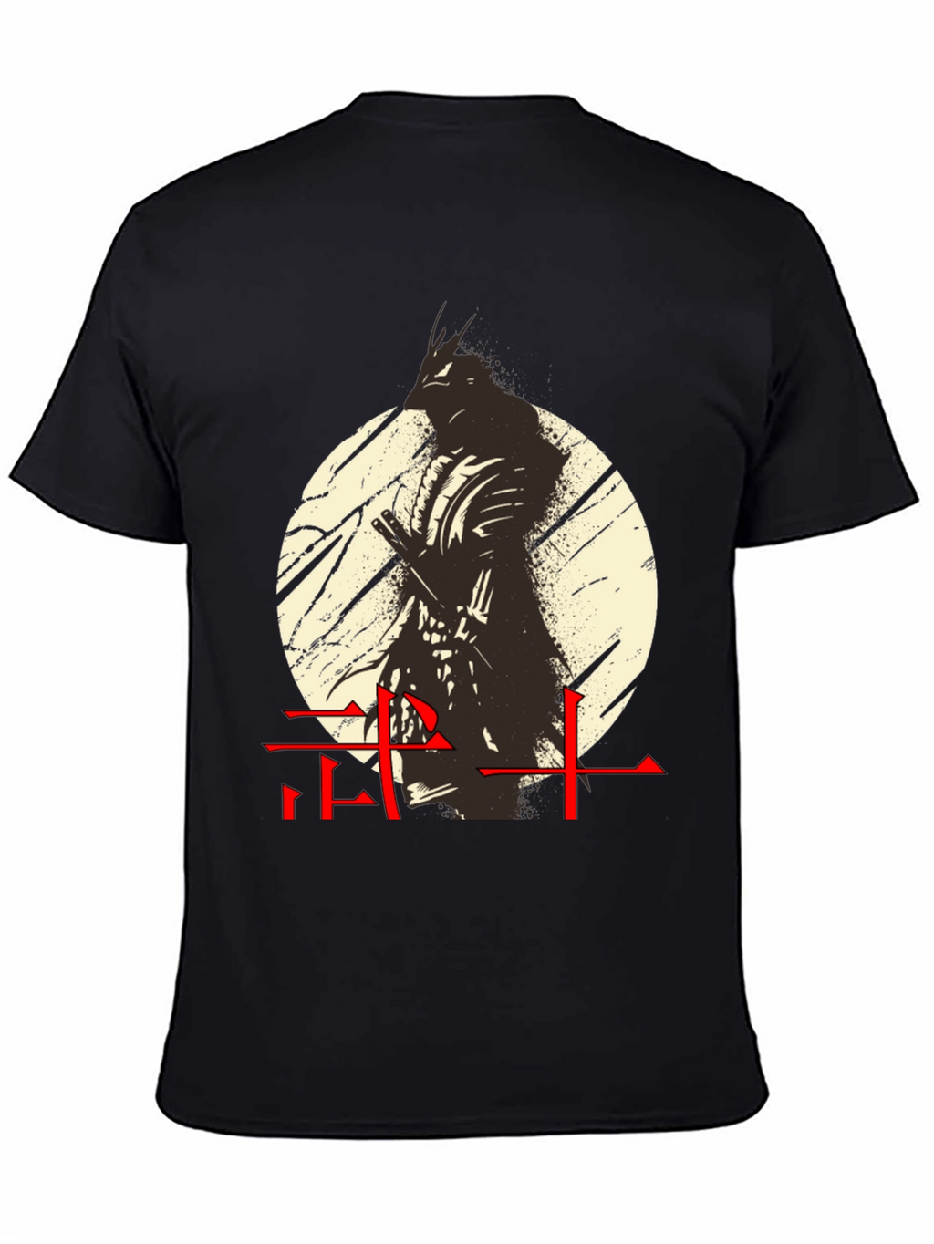 Camiseta Hombre Diseño Guerrero Japonés