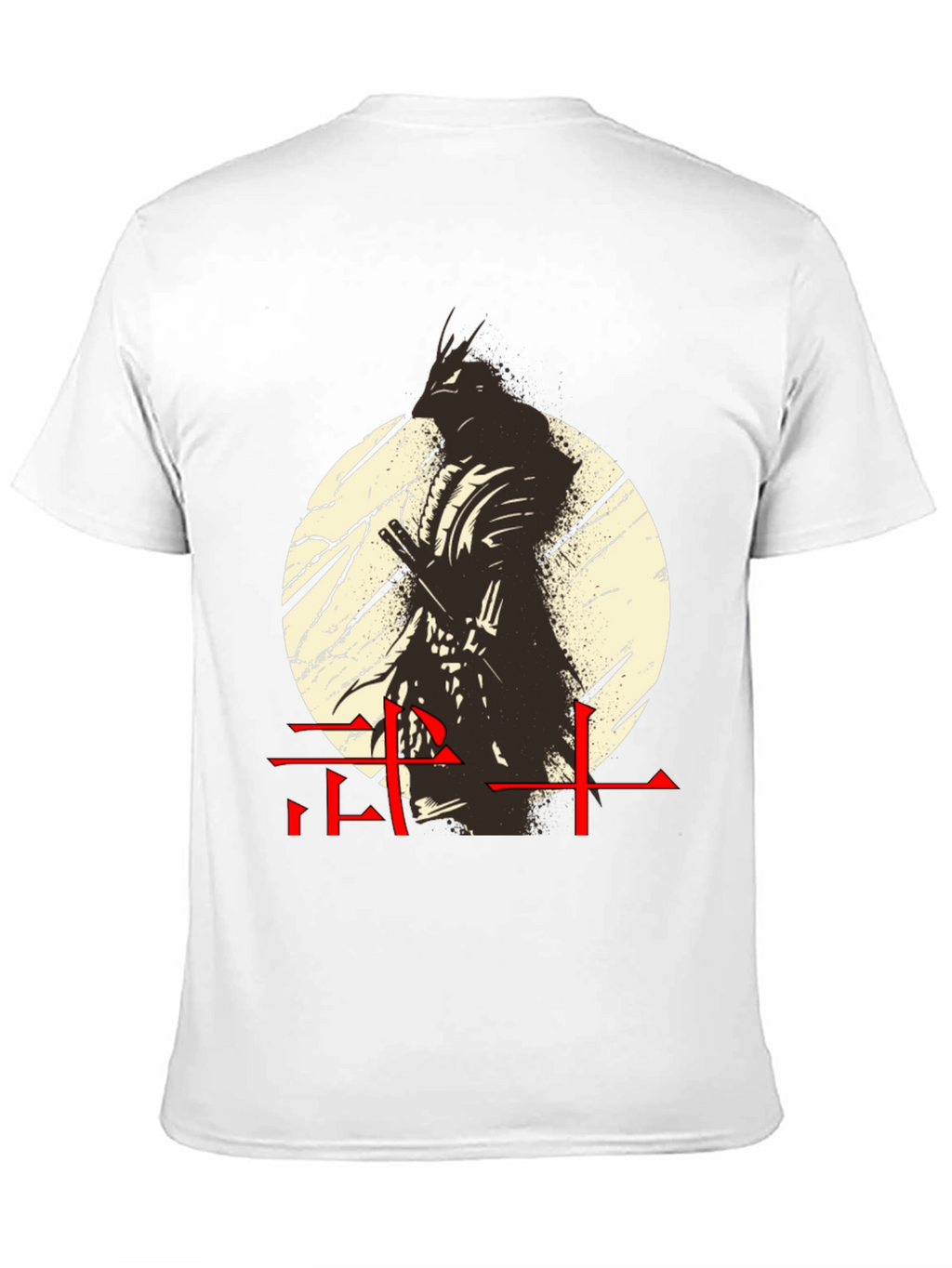 Camiseta Hombre Diseño Guerrero Japonés