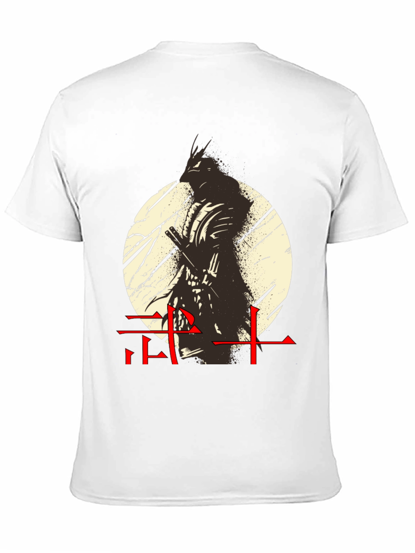 Camiseta Hombre Diseño Guerrero Japonés