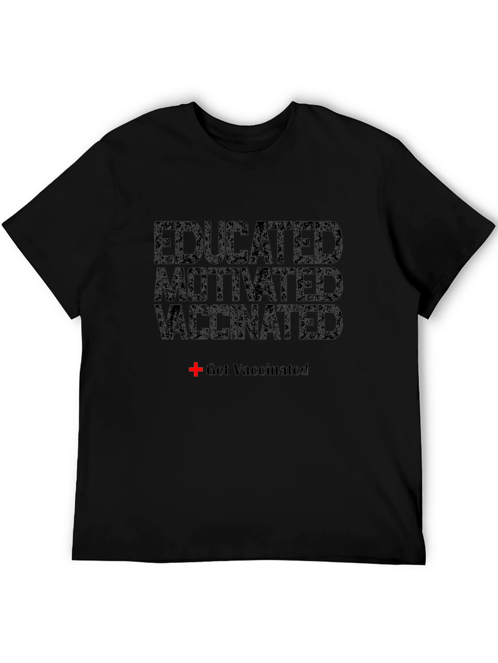 Camiseta Educado Motivado Vacunado - Estilo Casual