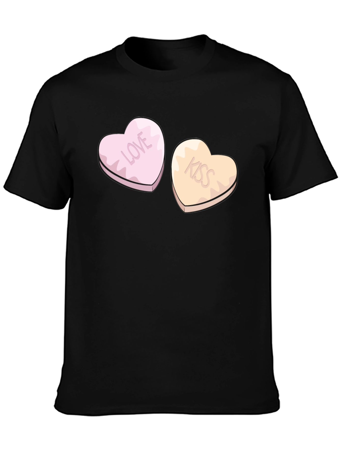 Camiseta Corazones Love & Kiss