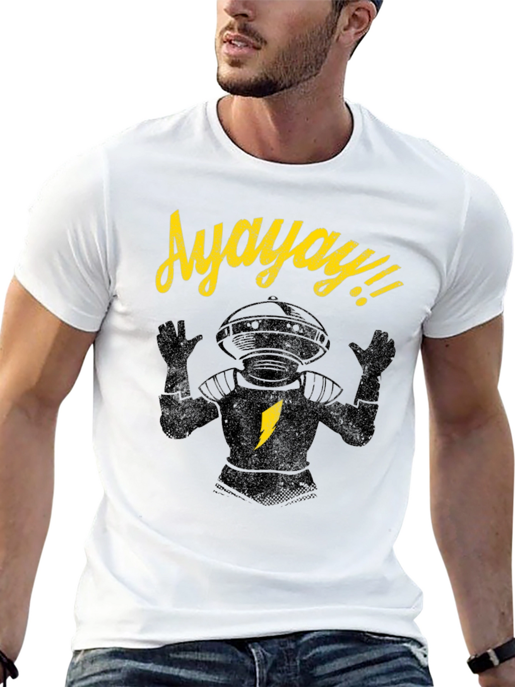 Camiseta Ayayay Robot Retro