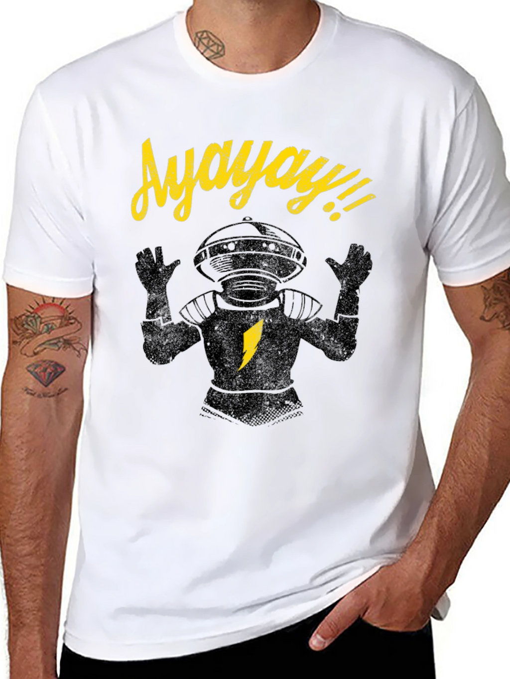 Camiseta Ayayay Robot Retro