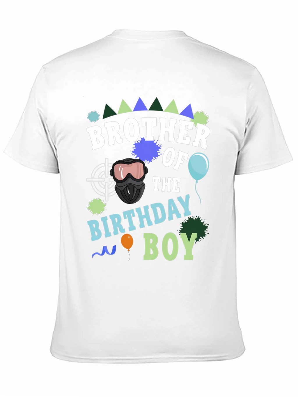 Camiseta Hermano del Cumpleañero Negra