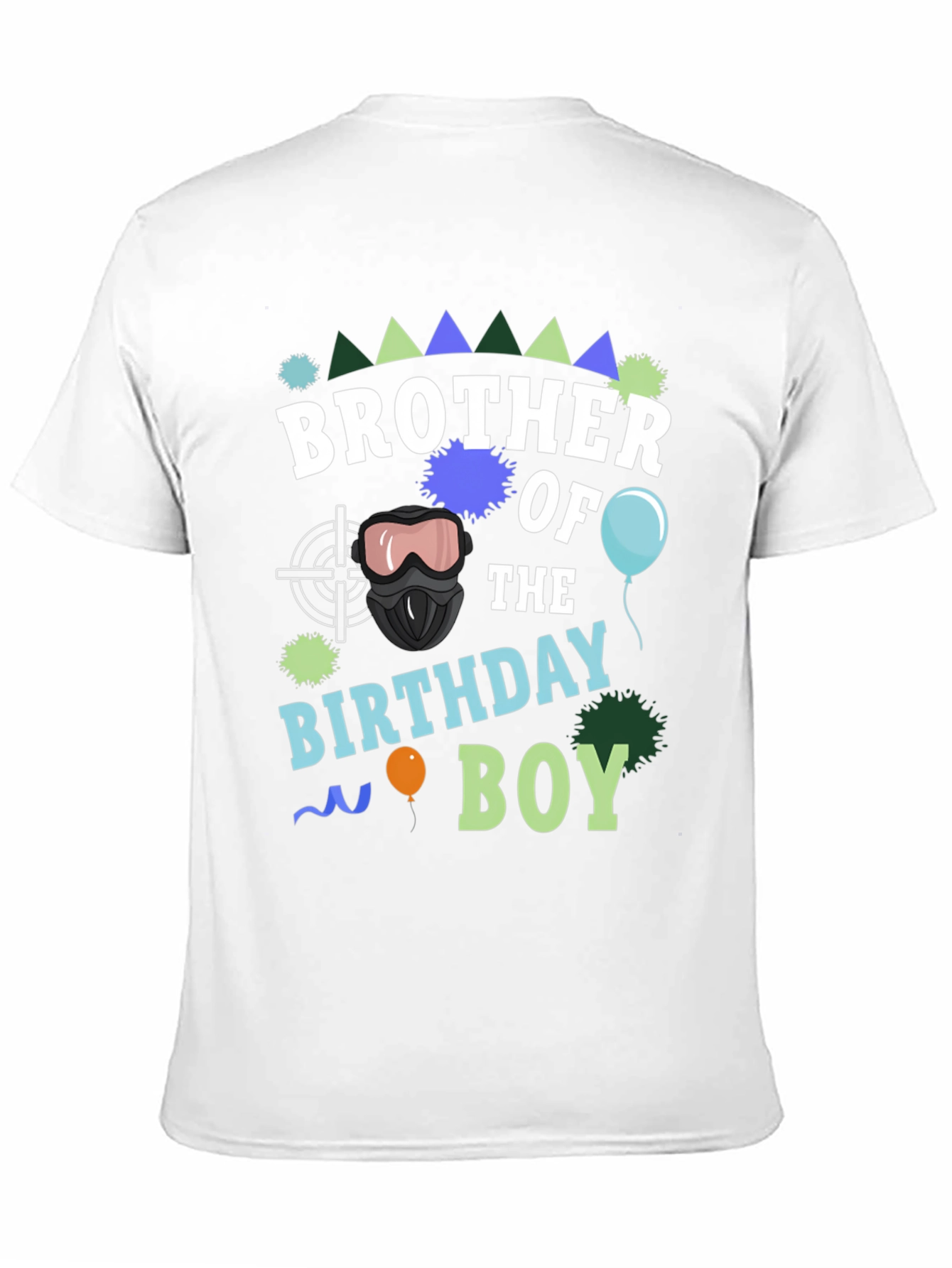 Camiseta Hermano del Cumpleañero Negra