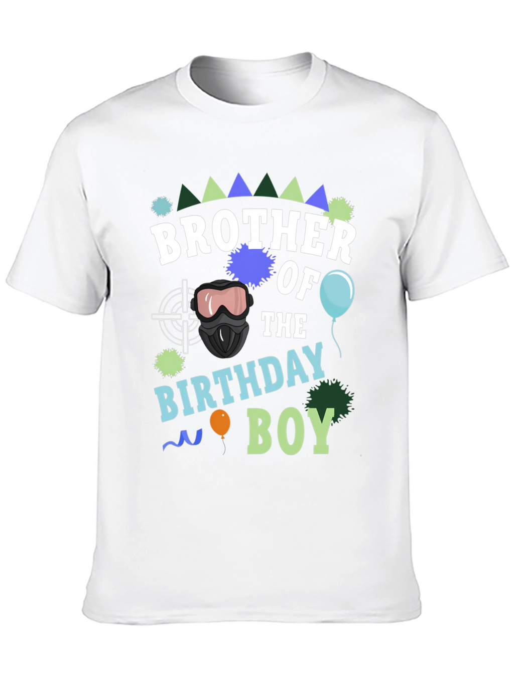 Camiseta Hermano del Cumpleañero Negra