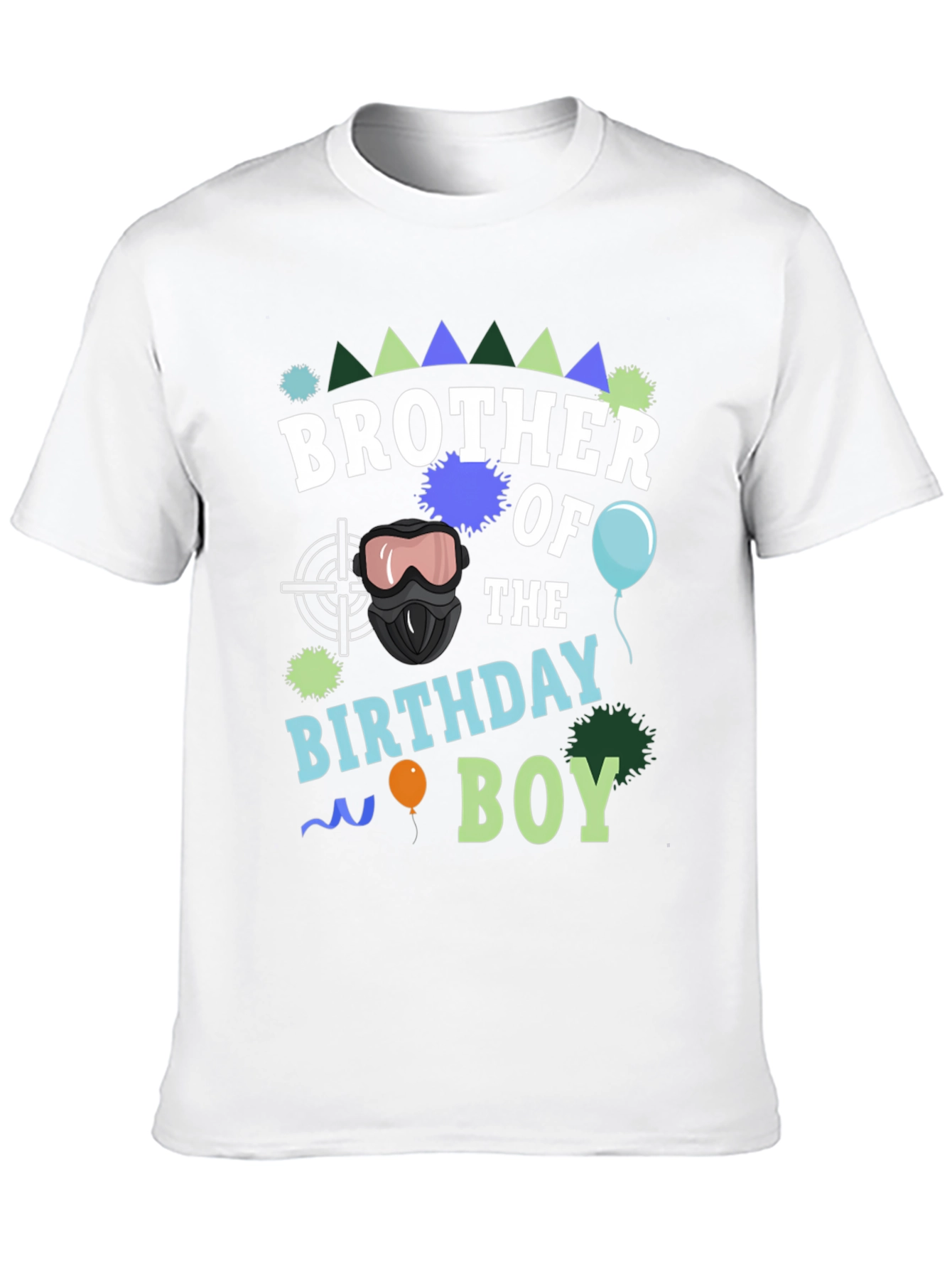 Camiseta Hermano del Cumpleañero Negra