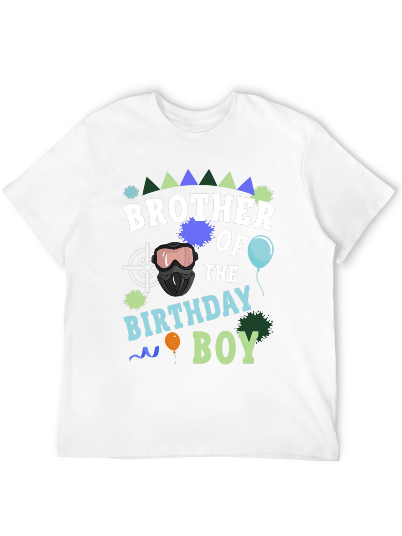 Camiseta Hermano del Cumpleañero Negra