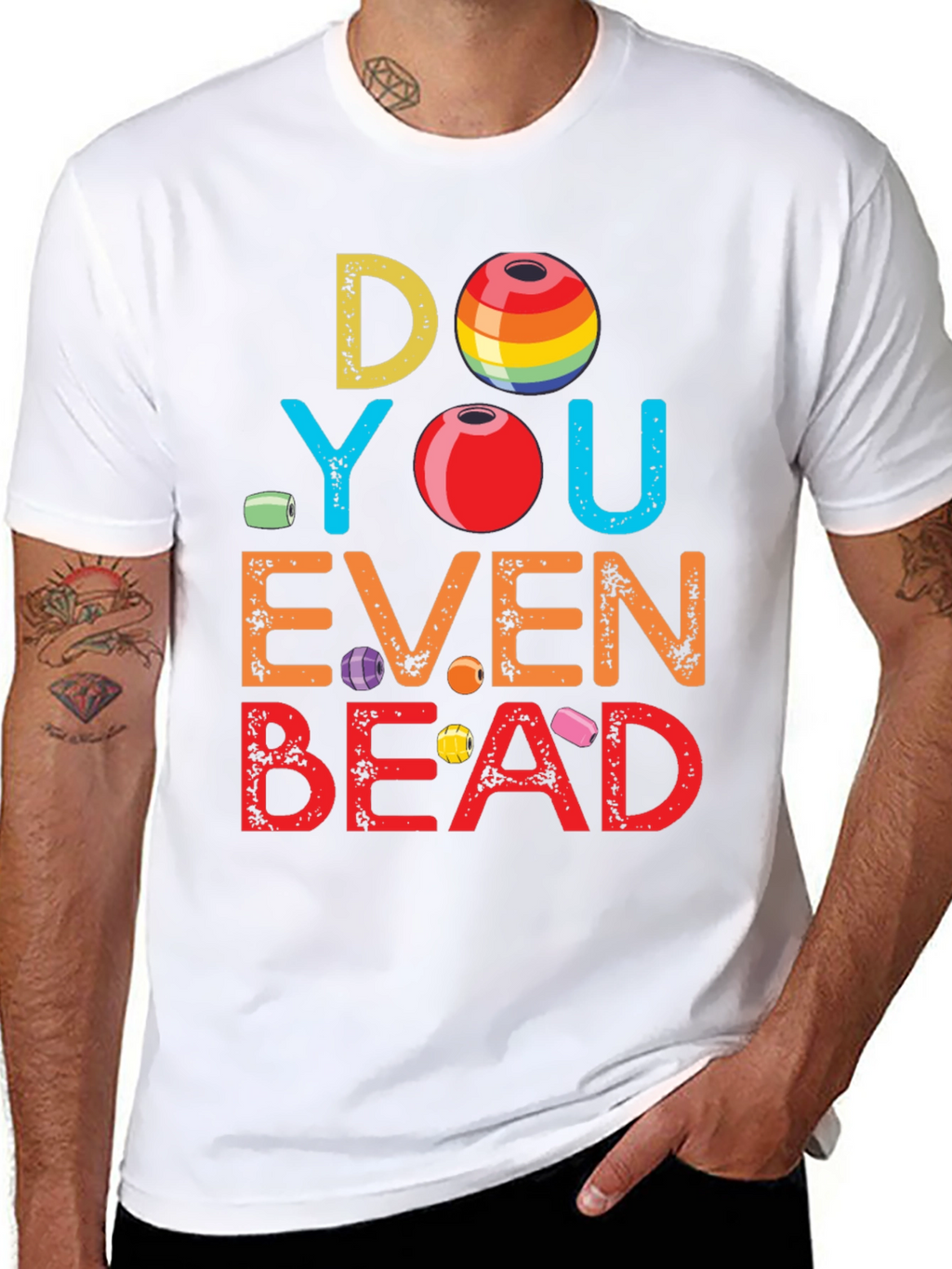 Camiseta Divertida: ¿Incluso Ensartas Cuentas?