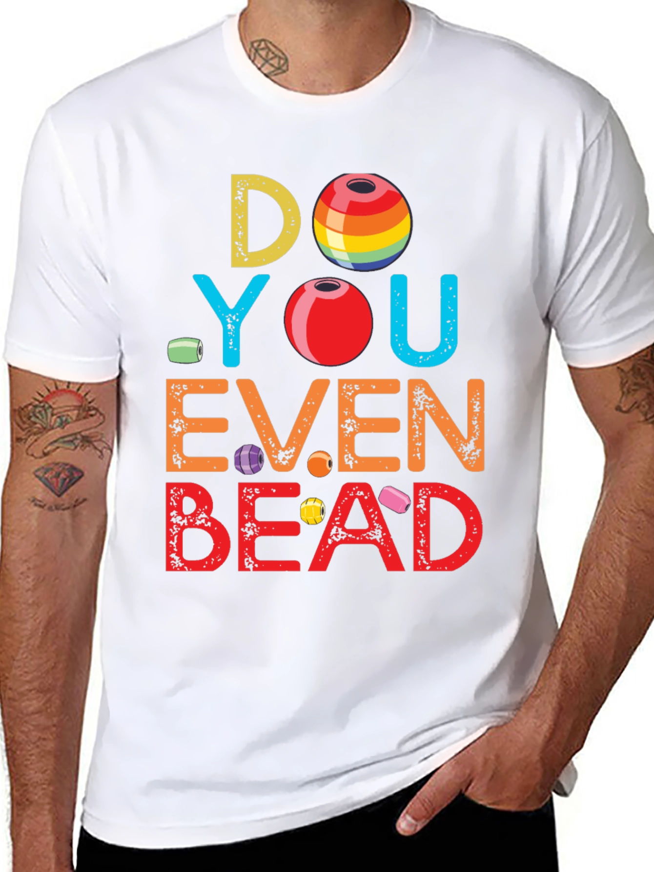 Camiseta Divertida: ¿Incluso Ensartas Cuentas?
