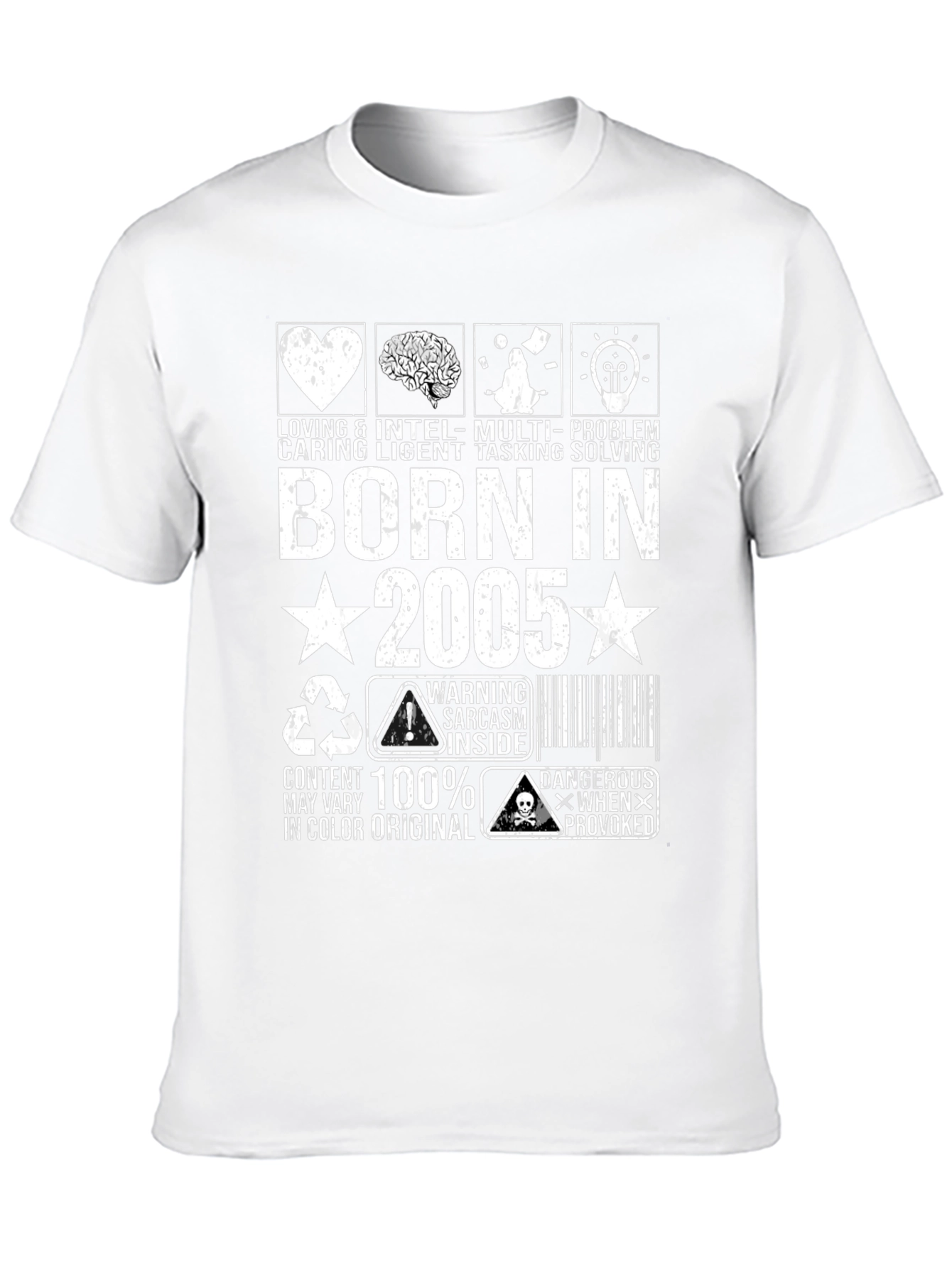 Camiseta Born in 2005 Negra