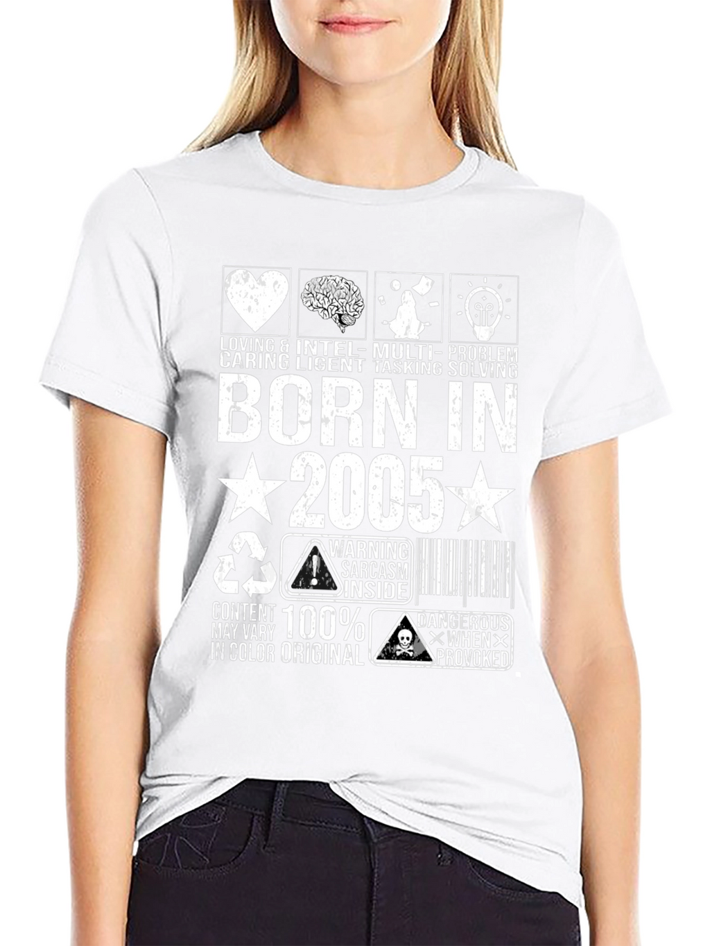 Camiseta Born in 2005 Negra