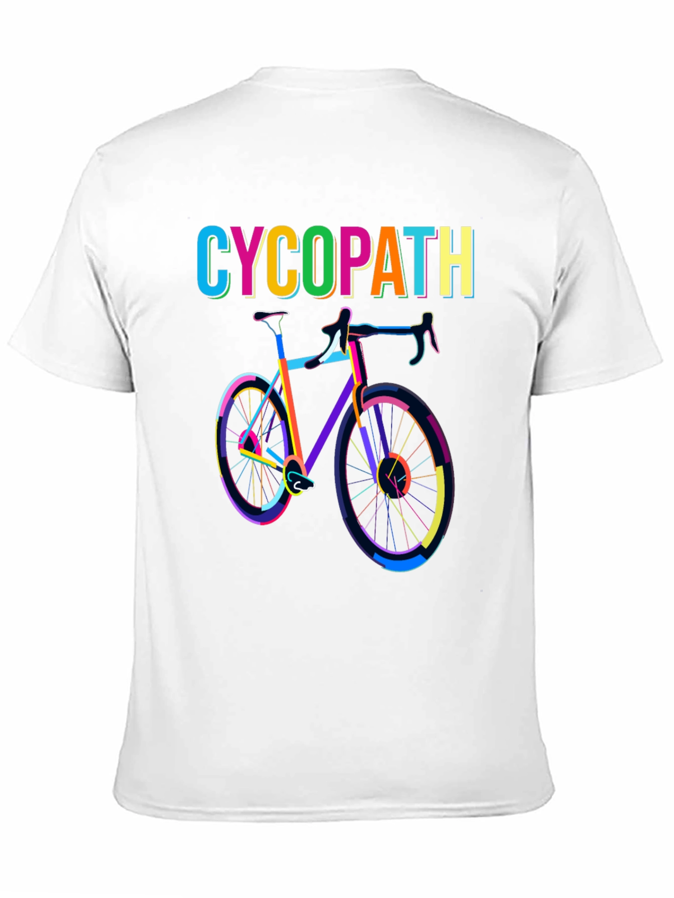 Camiseta Cicopata: Diseño de Bicicleta Colorida