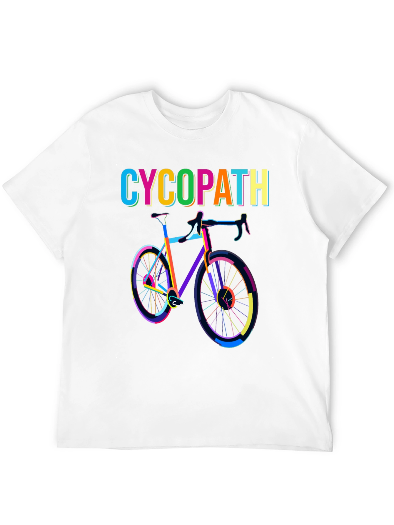 Camiseta Cicopata: Diseño de Bicicleta Colorida