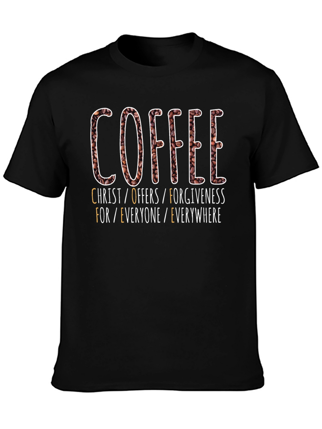 Camiseta Café: Cristo Ofrece Perdón
