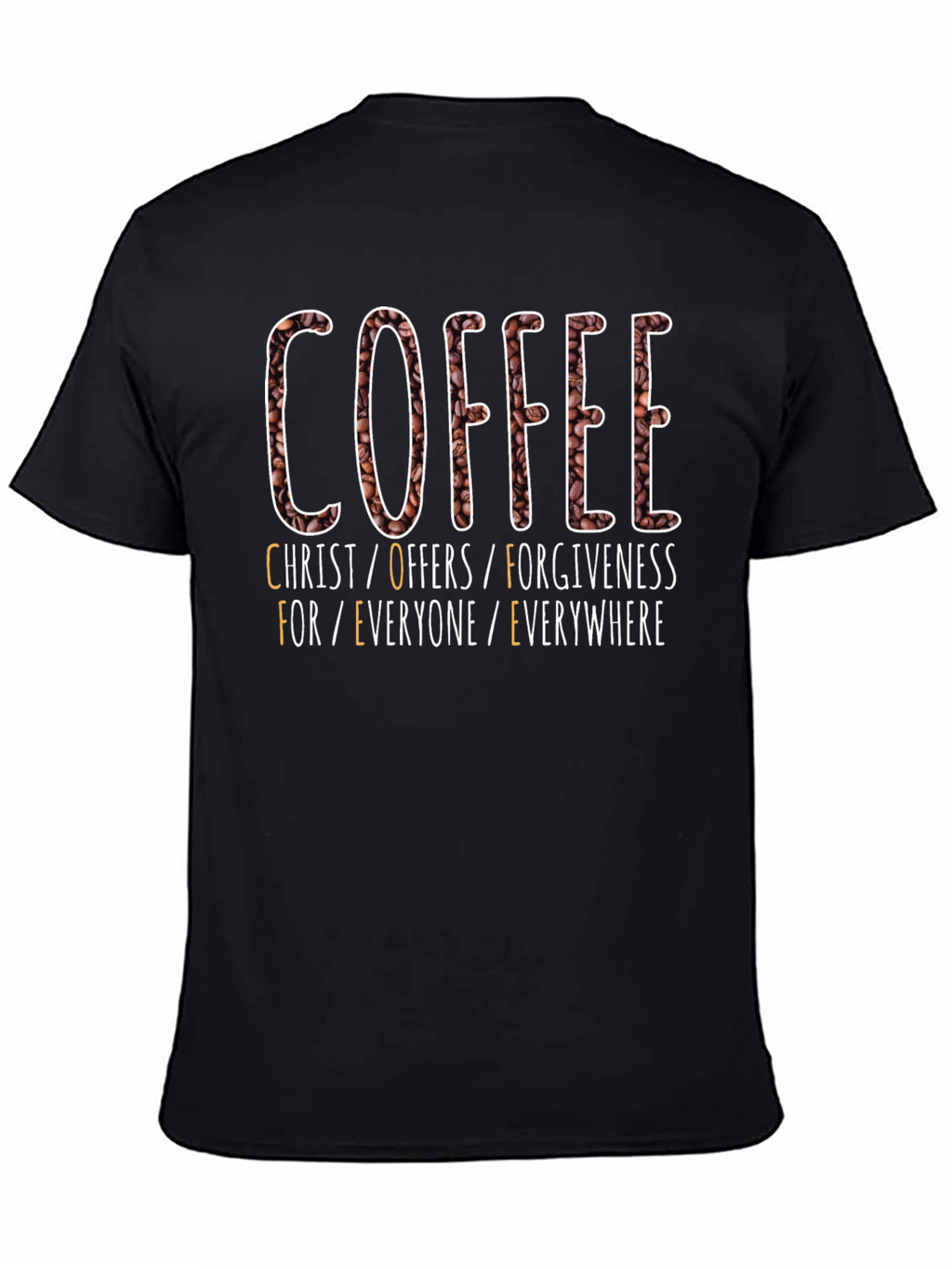 Camiseta Café: Cristo Ofrece Perdón