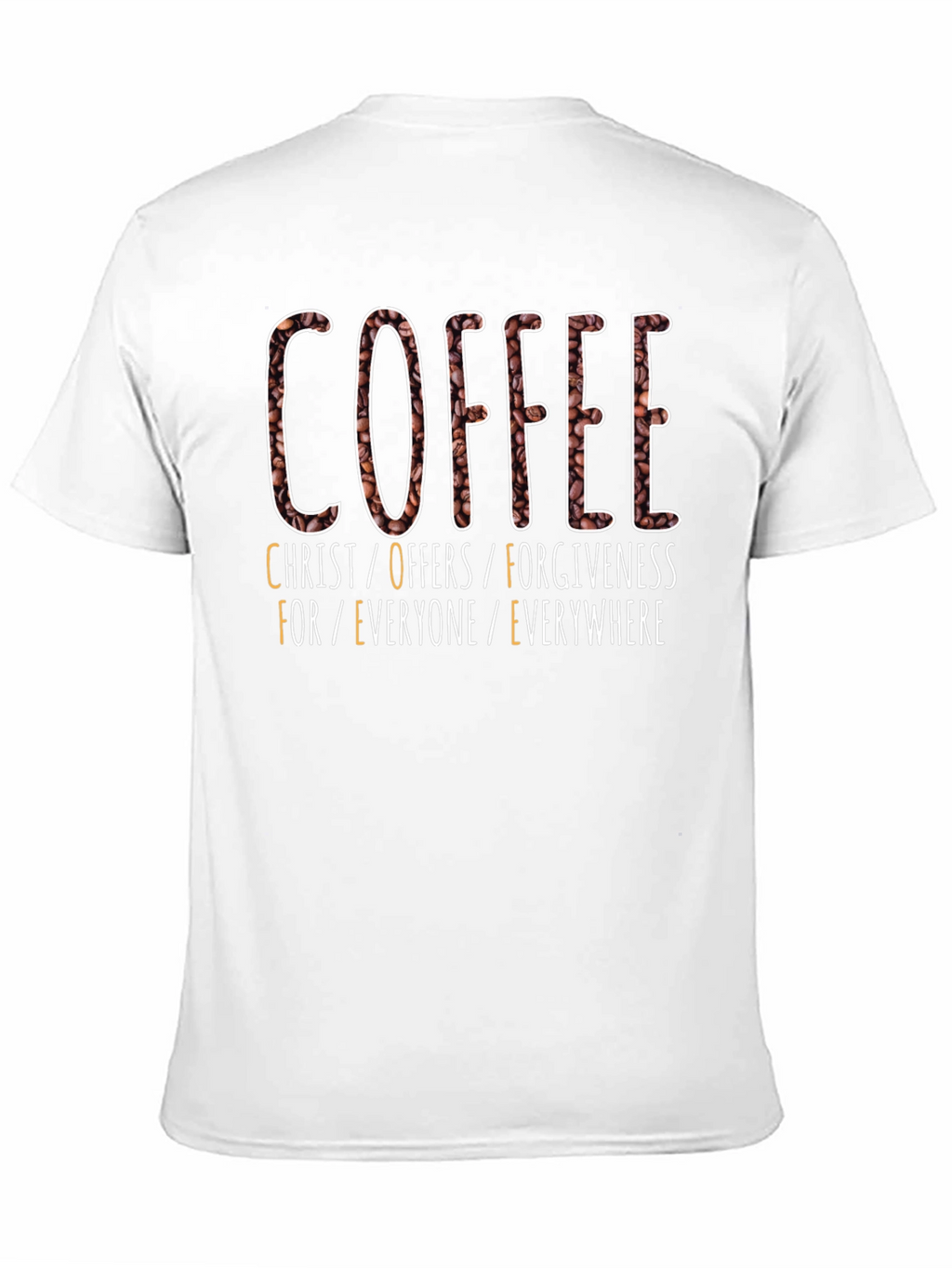 Camiseta Café: Cristo Ofrece Perdón