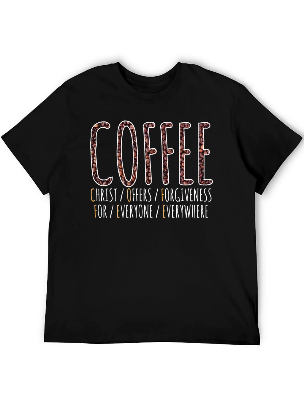 Camiseta Café: Cristo Ofrece Perdón