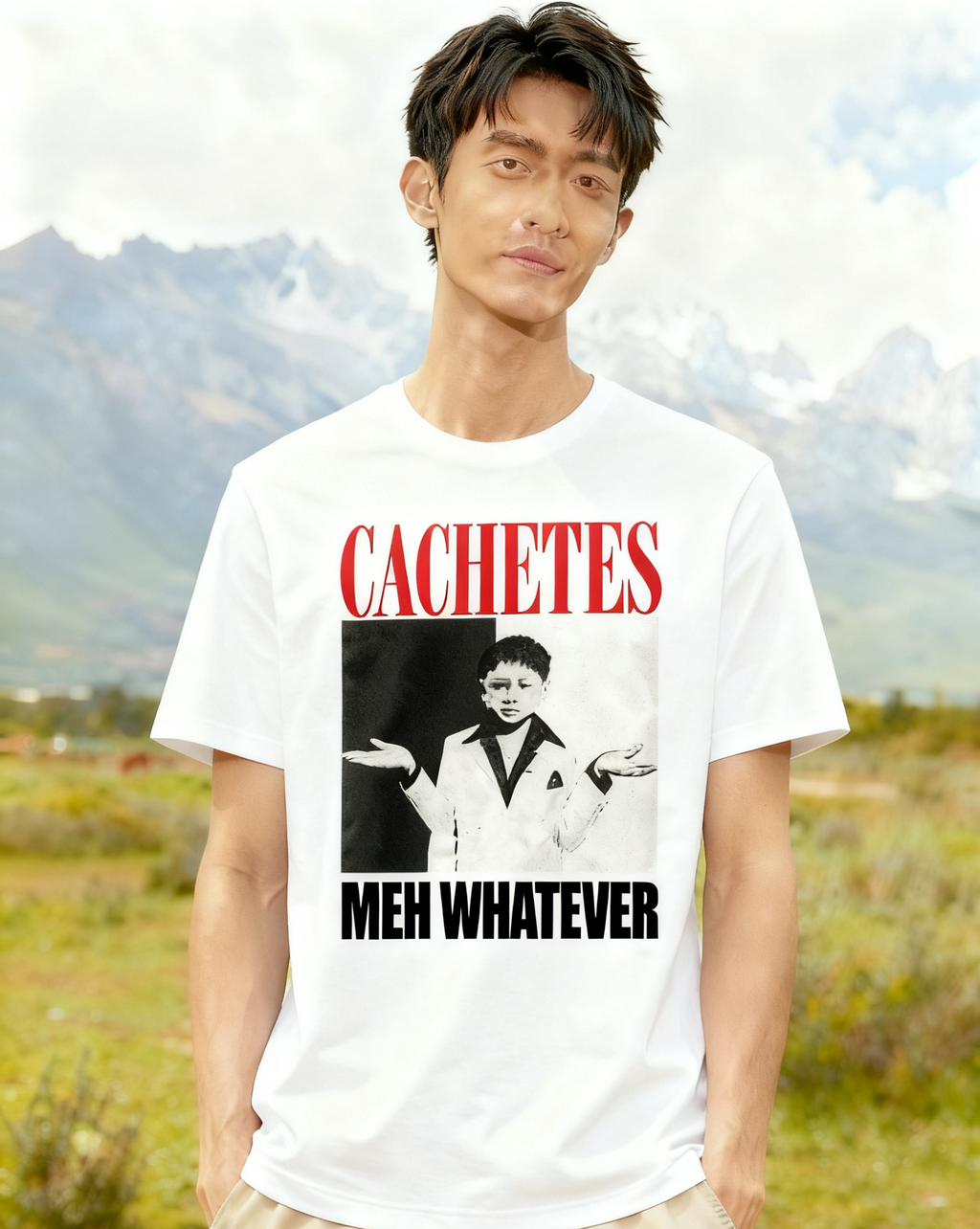 Cachetes Meh Whatever Estilo Indiferente