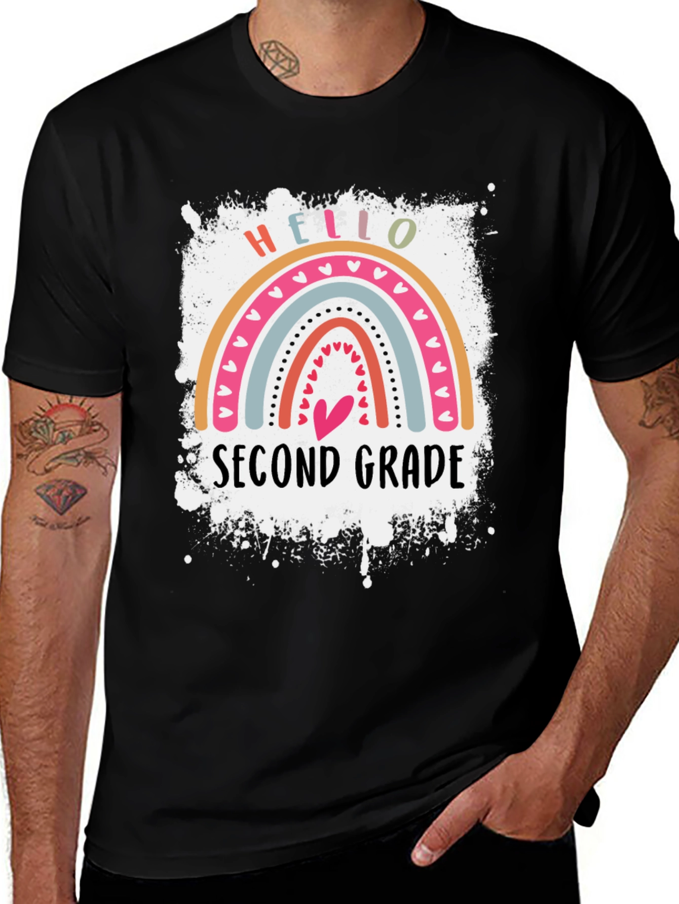 Camiseta Hello Second Grade