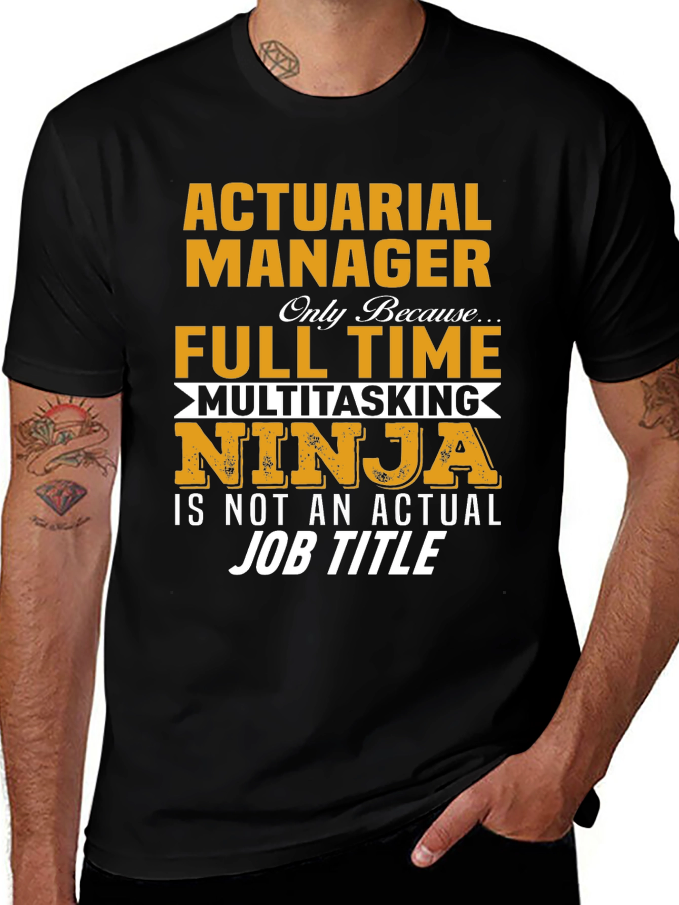 Camiseta Actuarial Manager Ninja Multitarea