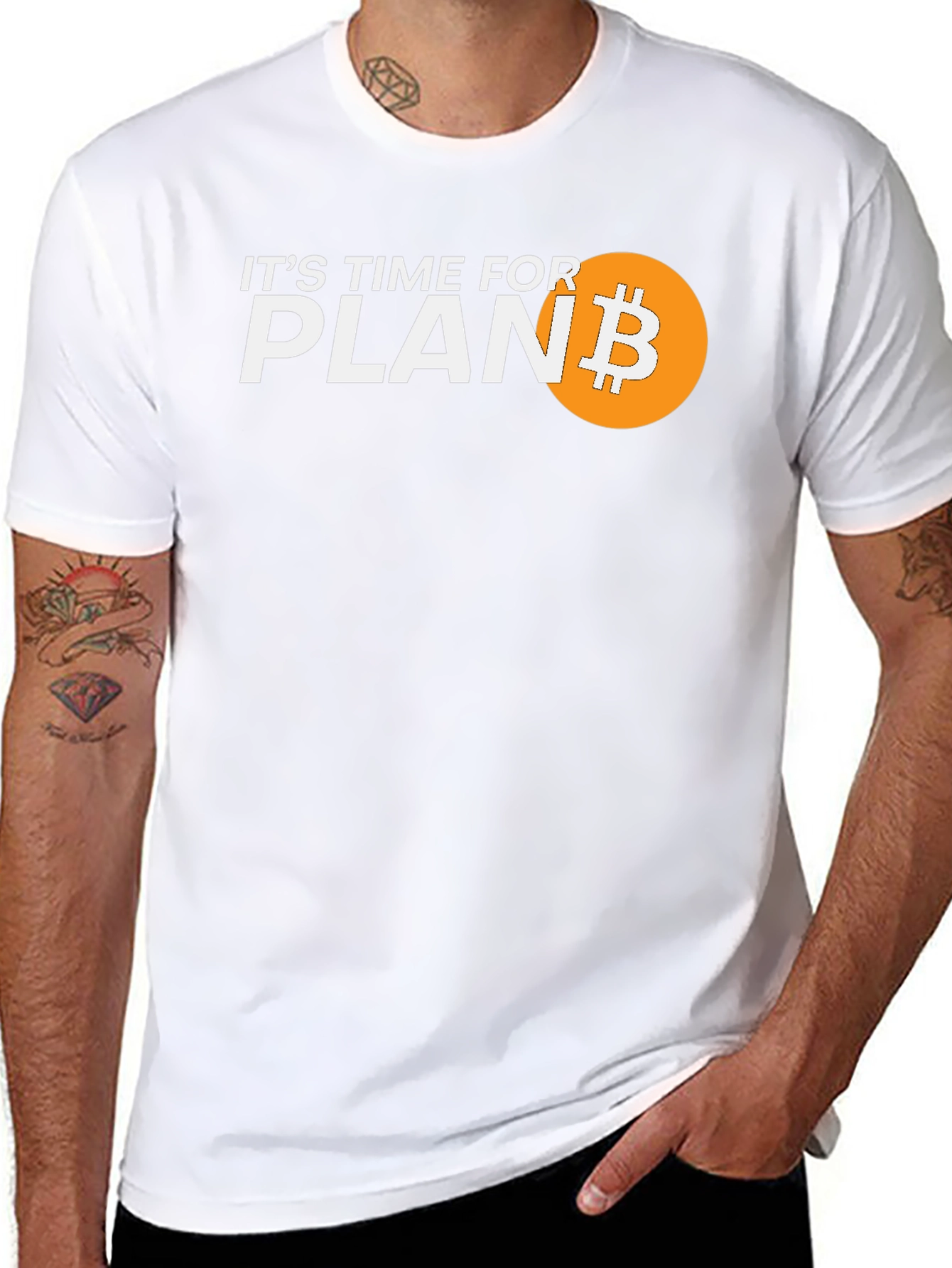 Camiseta Bitcoin Plan B - Criptomoneda