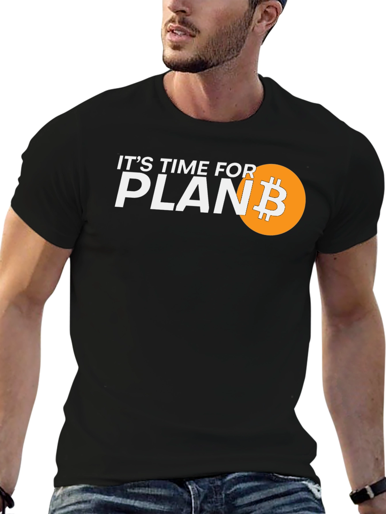 Camiseta Bitcoin Plan B - Criptomoneda