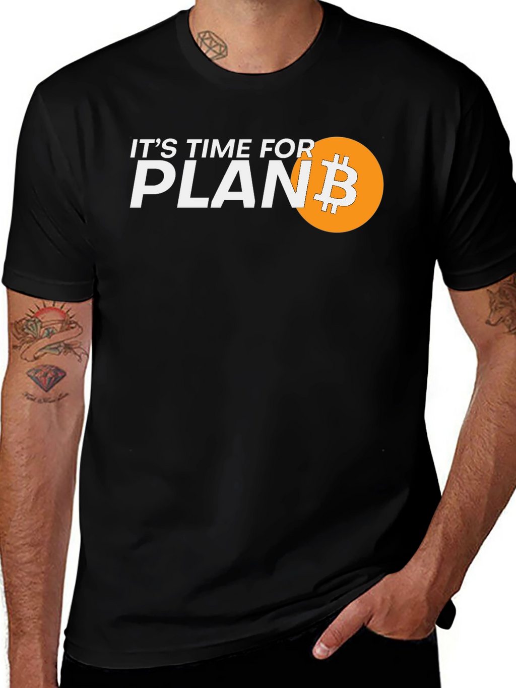 Camiseta Bitcoin Plan B - Criptomoneda