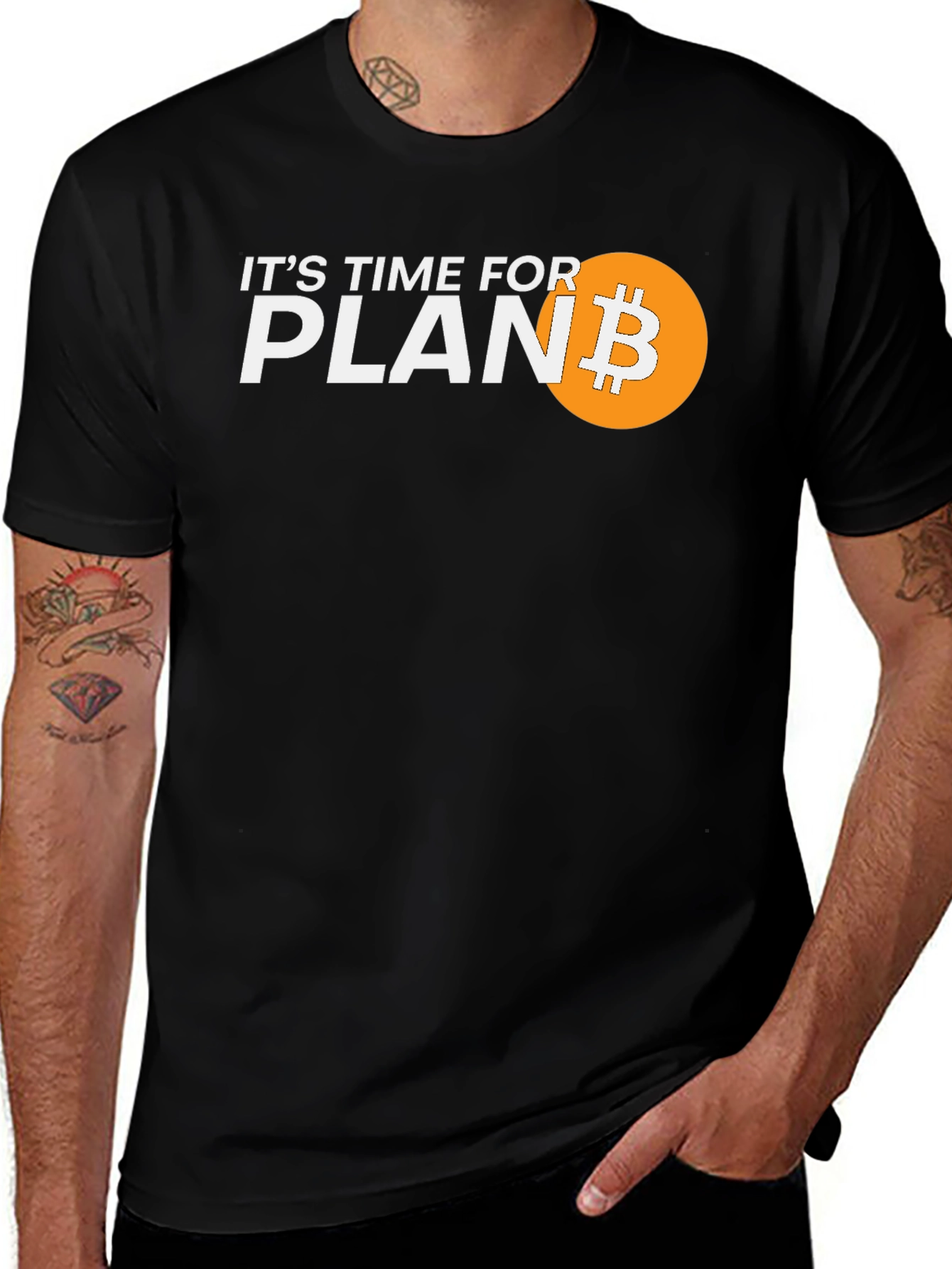 Camiseta Bitcoin Plan B - Criptomoneda