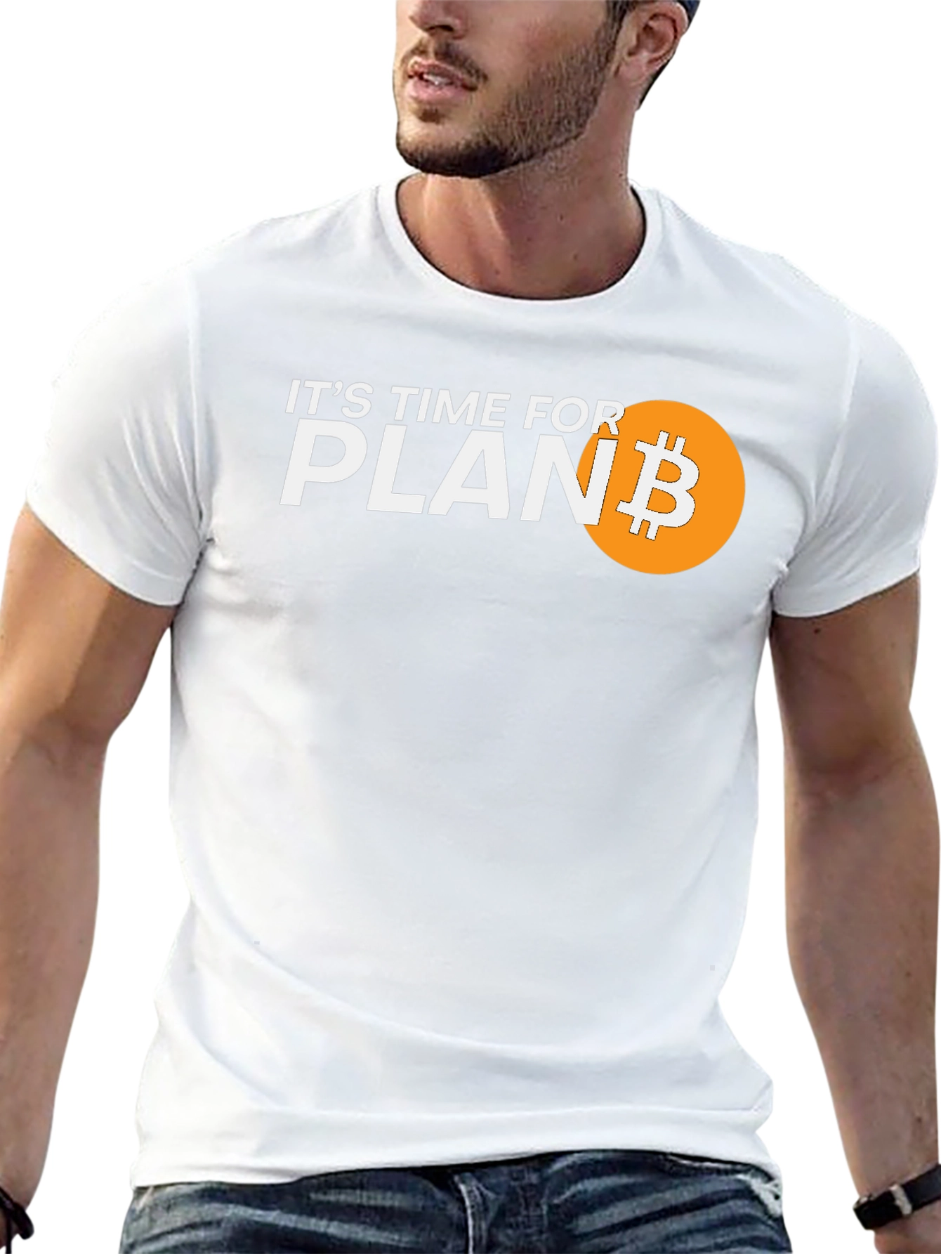 Camiseta Bitcoin Plan B - Criptomoneda