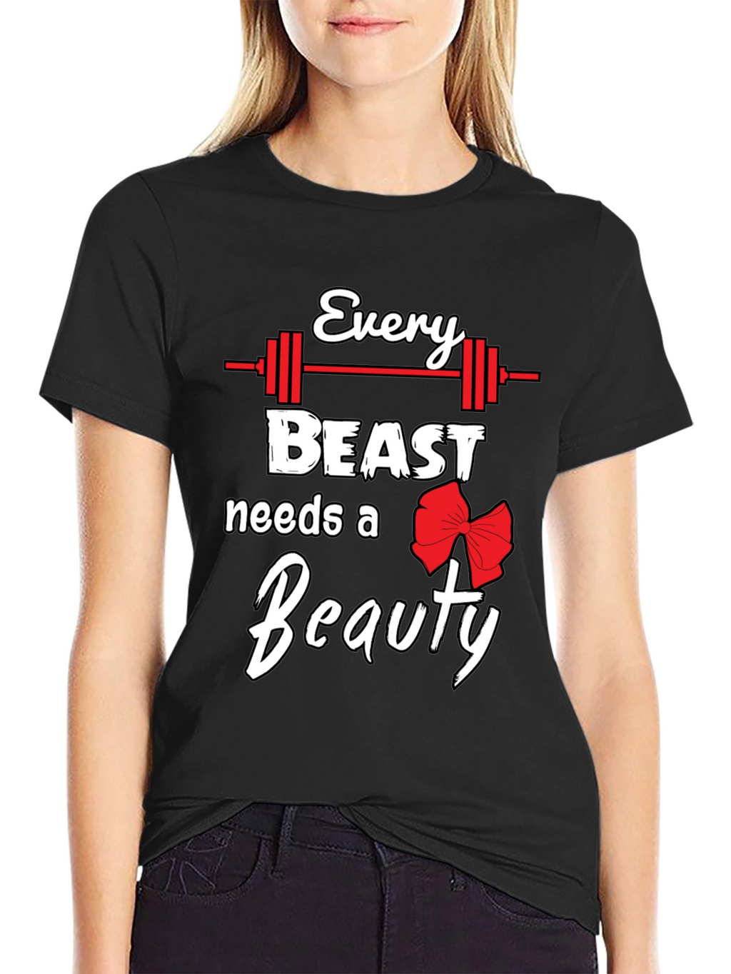 Camiseta Hombre Negra Beast and Beauty