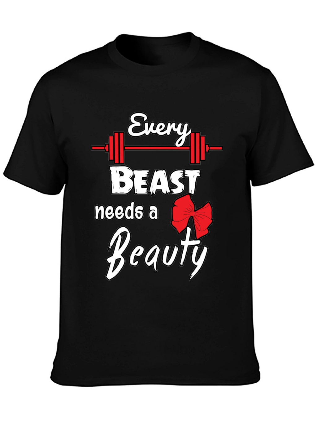 Camiseta Hombre Negra Beast and Beauty