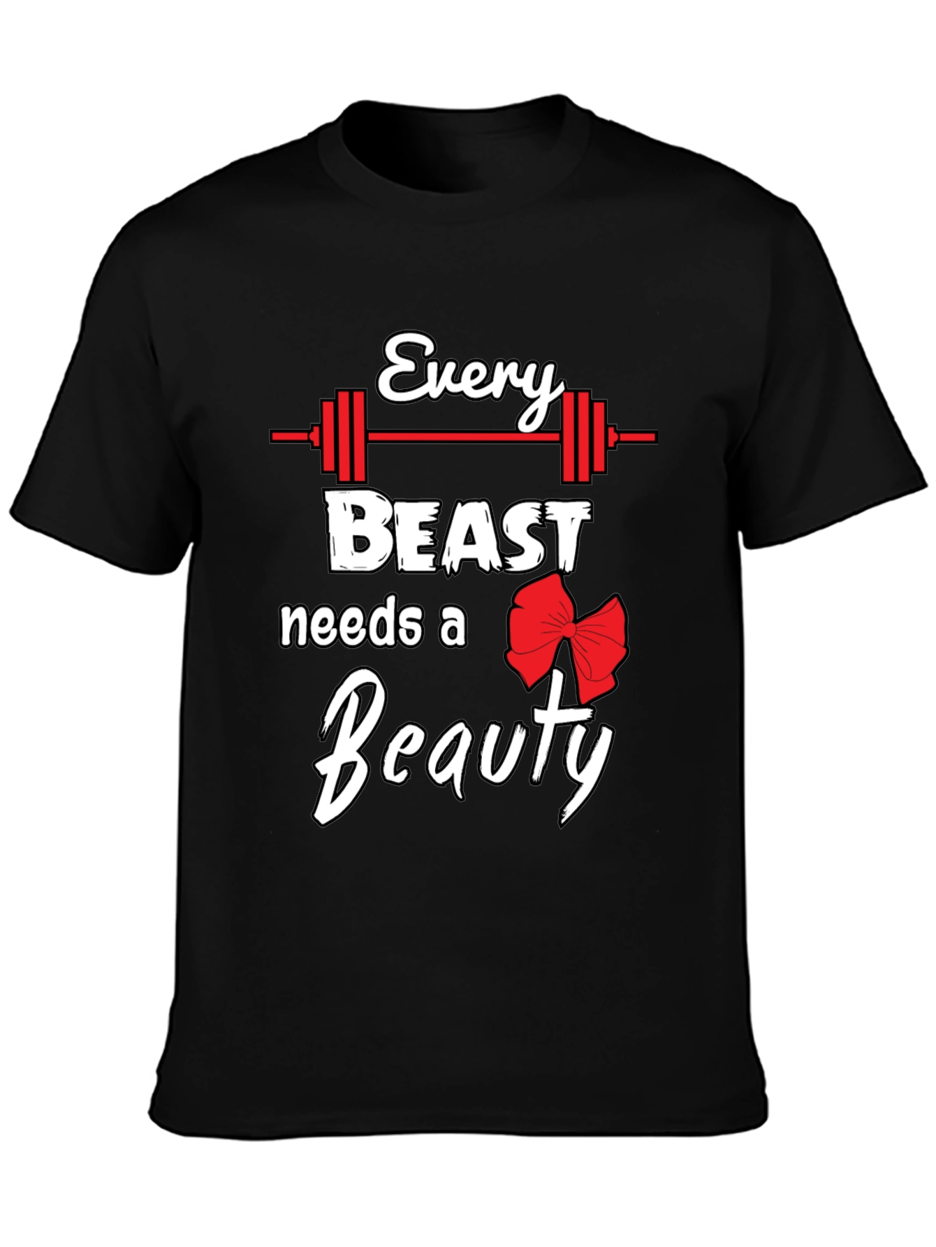 Camiseta Hombre Negra Beast and Beauty