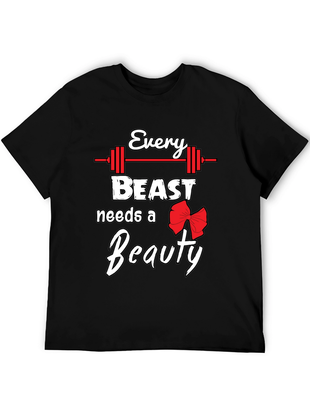 Camiseta Hombre Negra Beast and Beauty